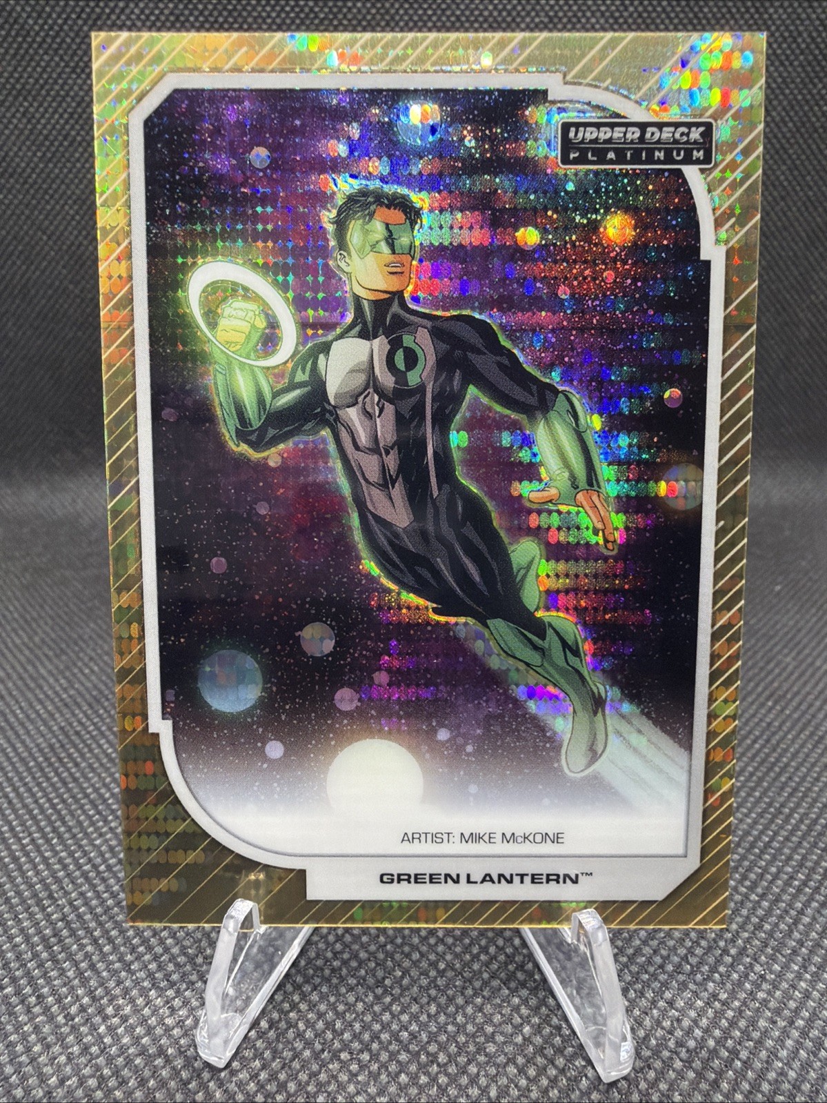 2026 Upper Deck Platinum DC Green Lantern Seismic Gold /10 Artist Mike McKone