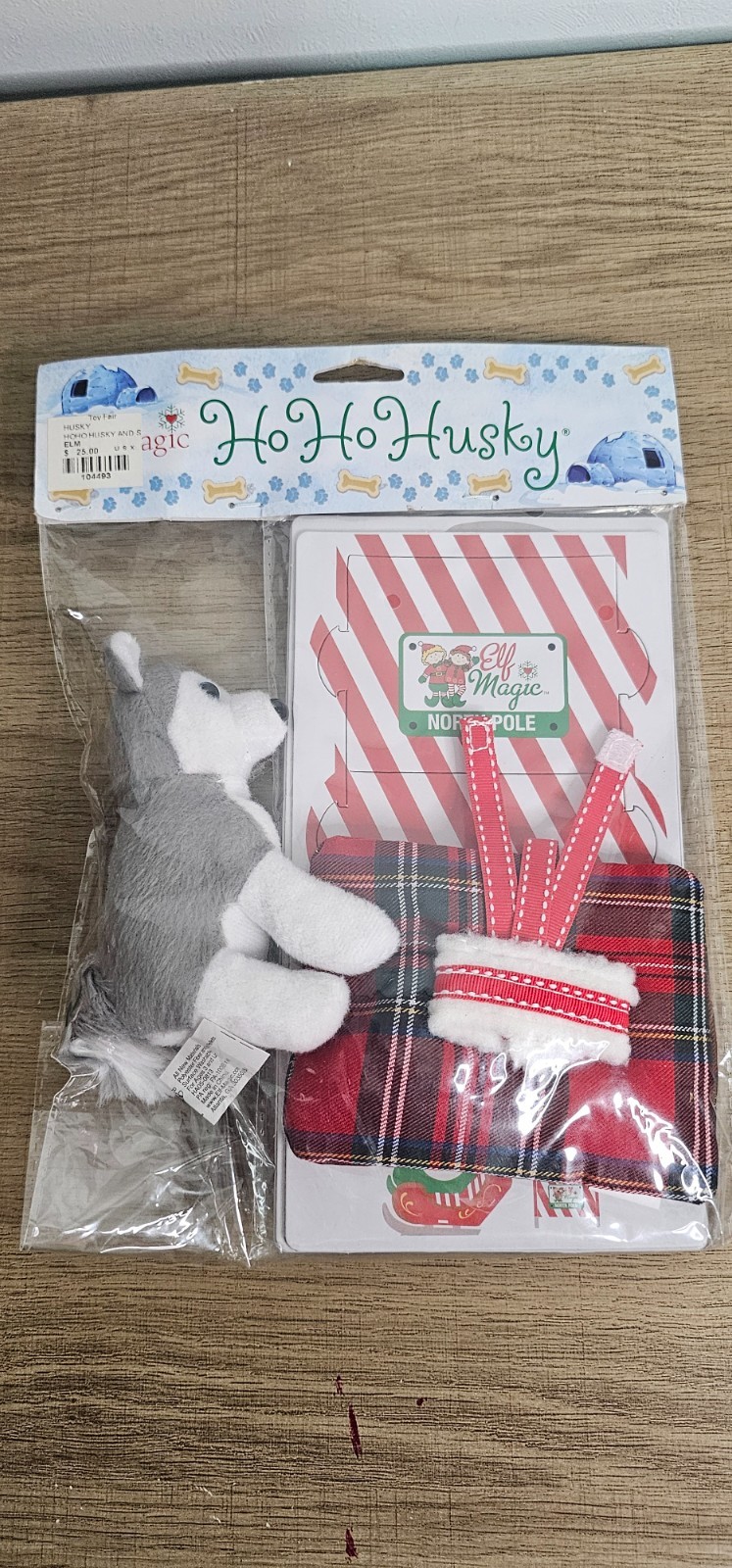 VTG TIMELESS CHRISTMAS TRADITION ELF MAGIC HO HO HUSKY NORTH POLE
