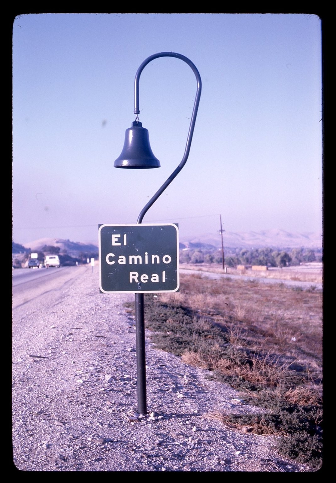 Vintage El Camino Real Bell Sign California Highway 701a Vintage El Camino Real Bell Sign California Highway 701a