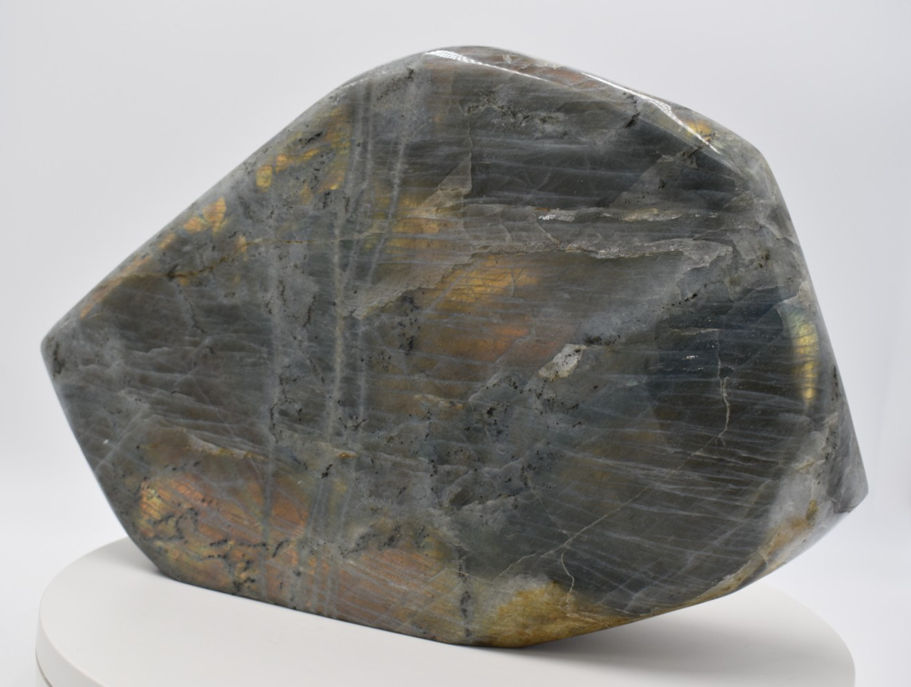 Large Labradorite Freeform Stone 18 lb 5 oz Large Labradorite Freeform Stone 18 lb 5 oz