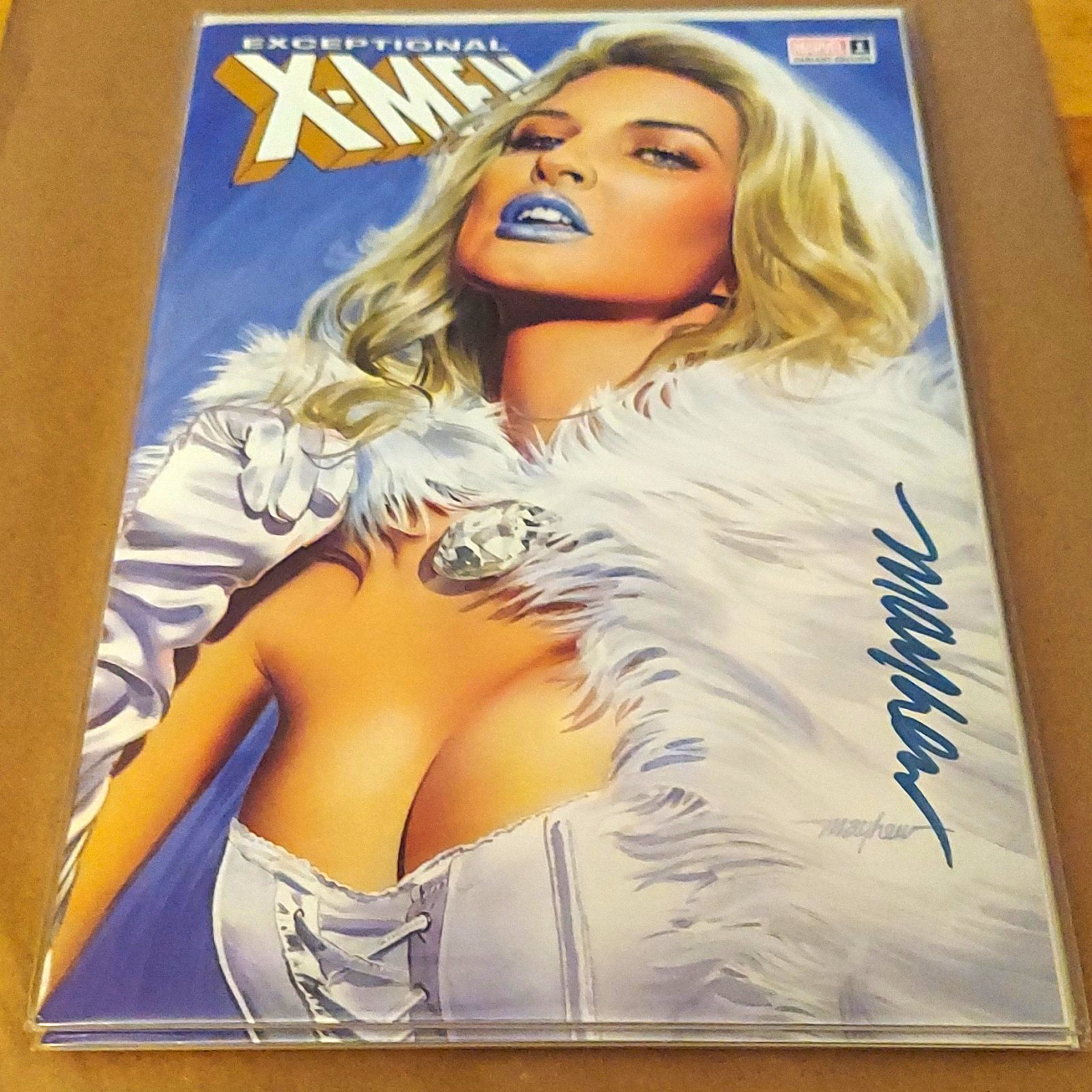 SIGNED Exceptional X-Men #1 LTD 3000 Signed Mike Mayhew w/COA Emma Frost X-Men SIGNED Exceptional X-Men #1 LTD 3000 Signed Mike Mayhew w/COA Emma Frost X-Men