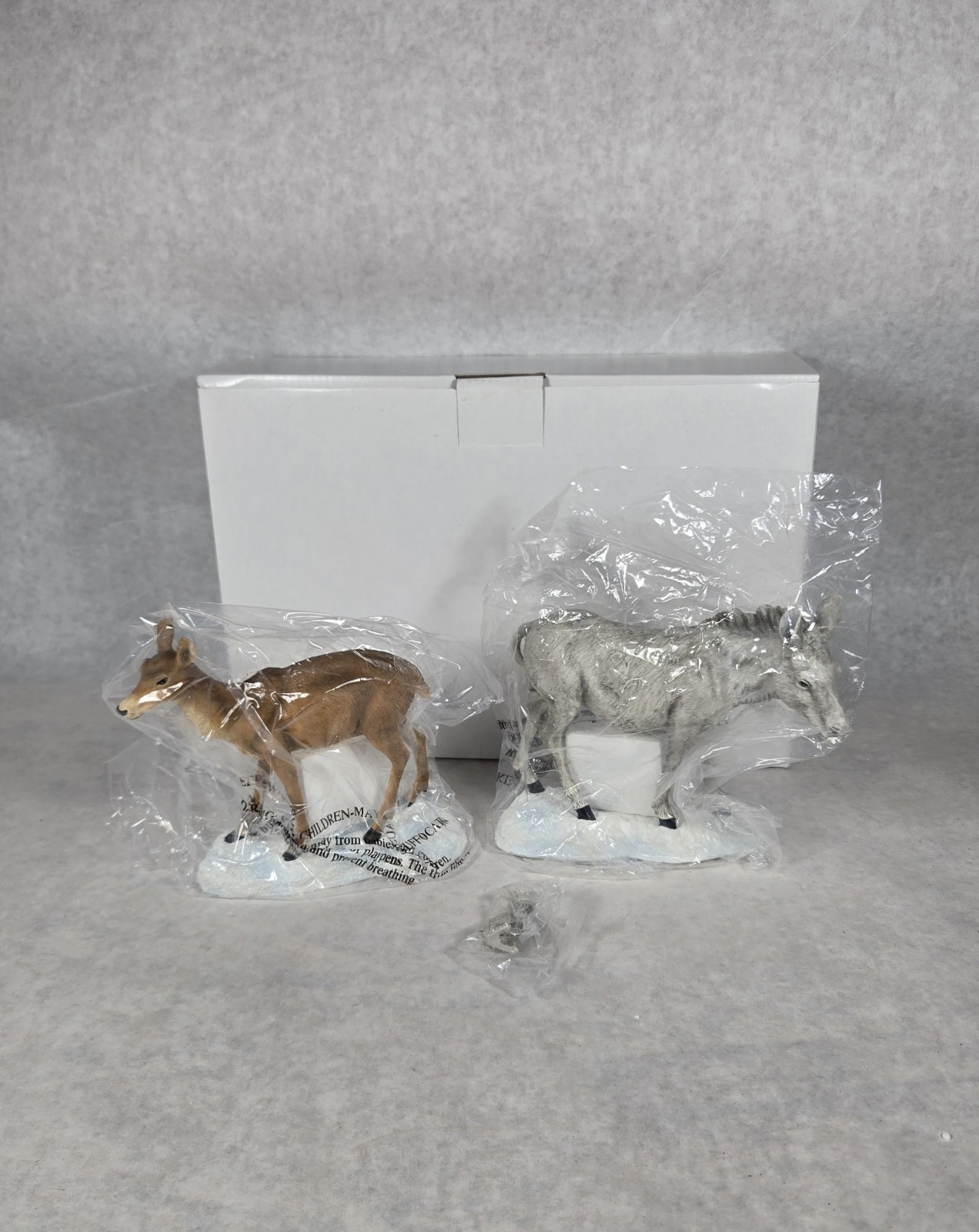 NEW The First Christmas Pipka Prizm Animal Set On Snow First Edition 2000 RARE 