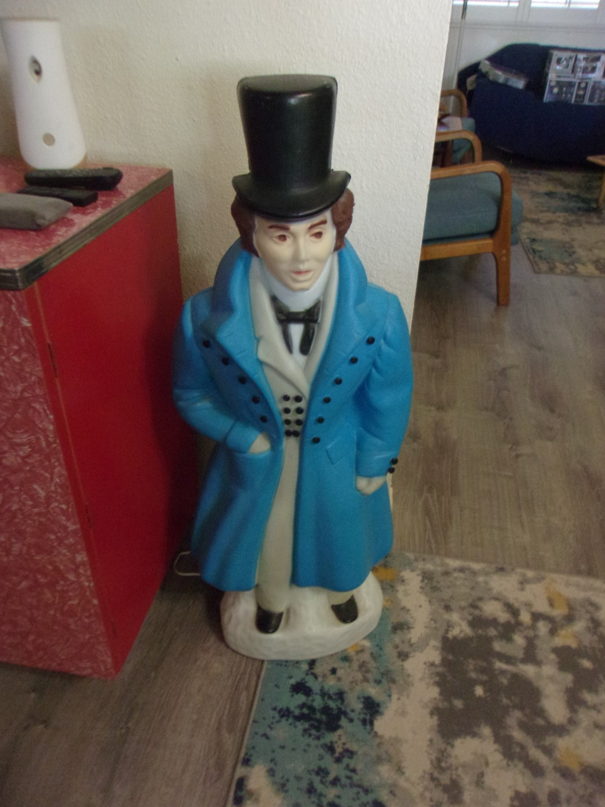 Vintage Empire Blowmold Christmas Dickens Carolers Rare Vintage Lights Up