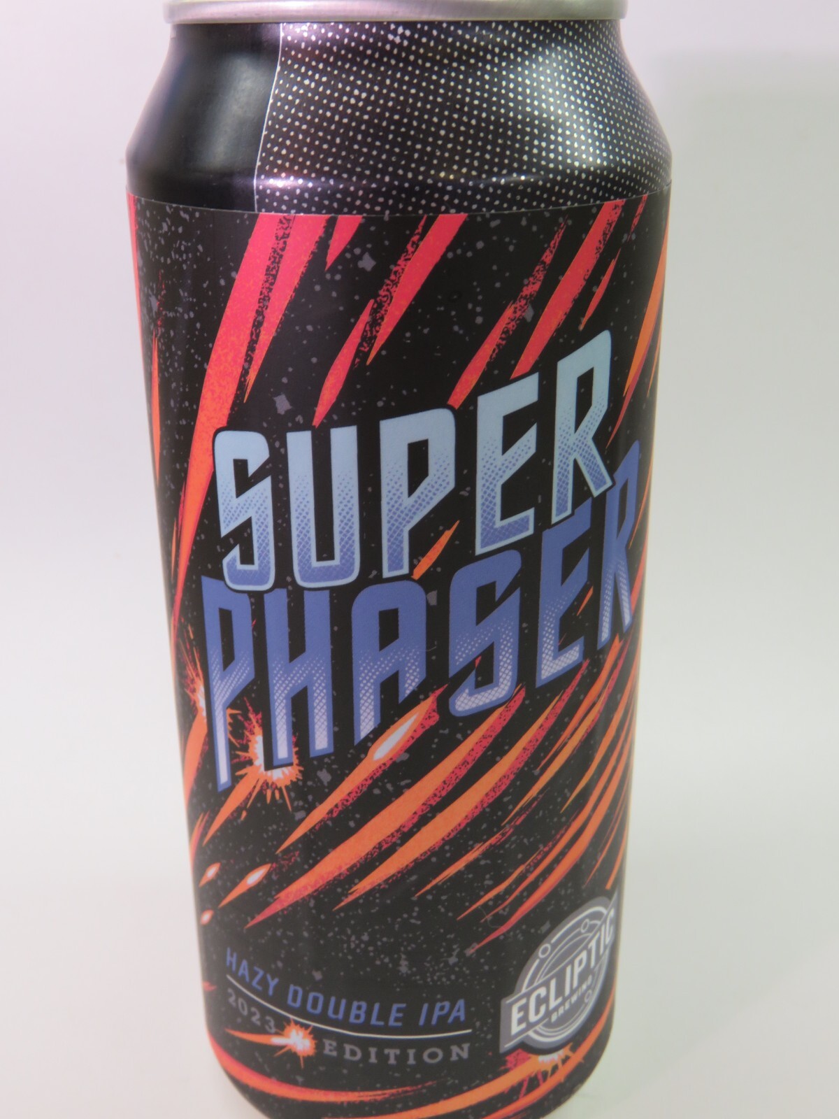 Craft BEER Empty Can ~ ECLIPTIC Brewing Super Phaser 2x IPA ~ Portland, OREGON Craft BEER Empty Can ~ ECLIPTIC Brewing Super Phaser 2x IPA ~ Portland, OREGON