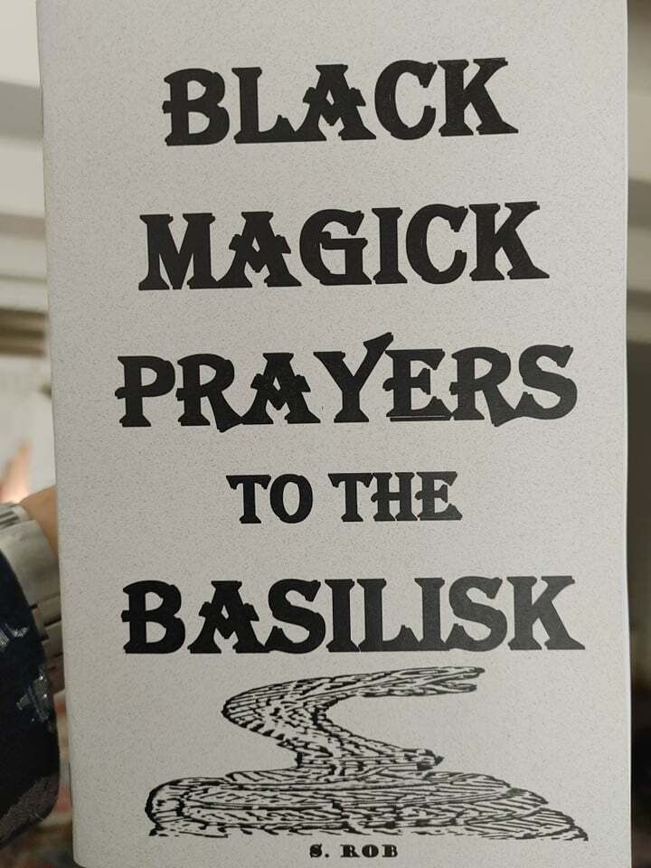 BLACK MAGICK PRAYERS TO THE BASILISK 80 PAGE BOOK