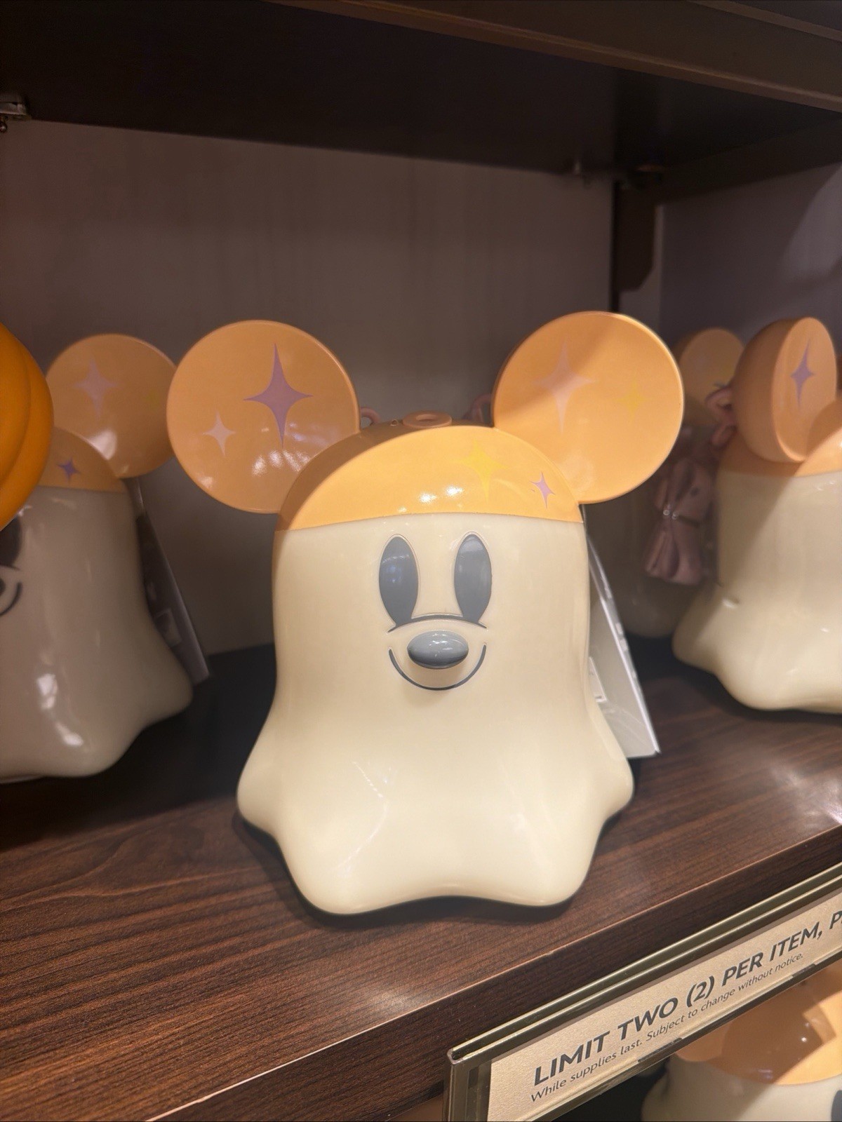 2026 Disney Parks Halloween Pastel Cutie Ghost Mickey Light Up Bubble & Fog New