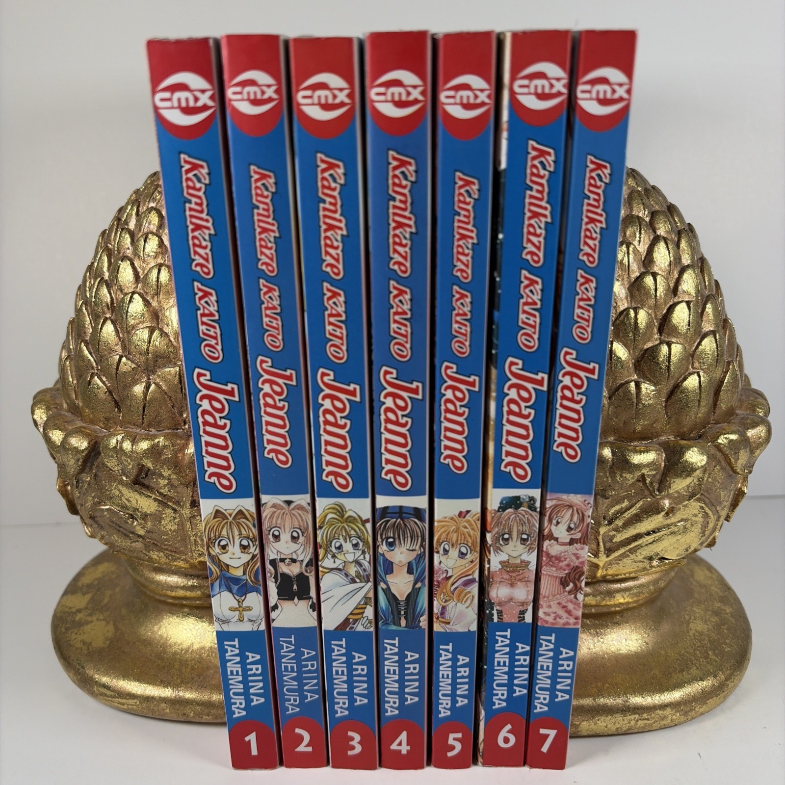 Kamikaze Kaito Jeanne Manga Complete Set Vol 1-7 (CMX) - 1st Printings English