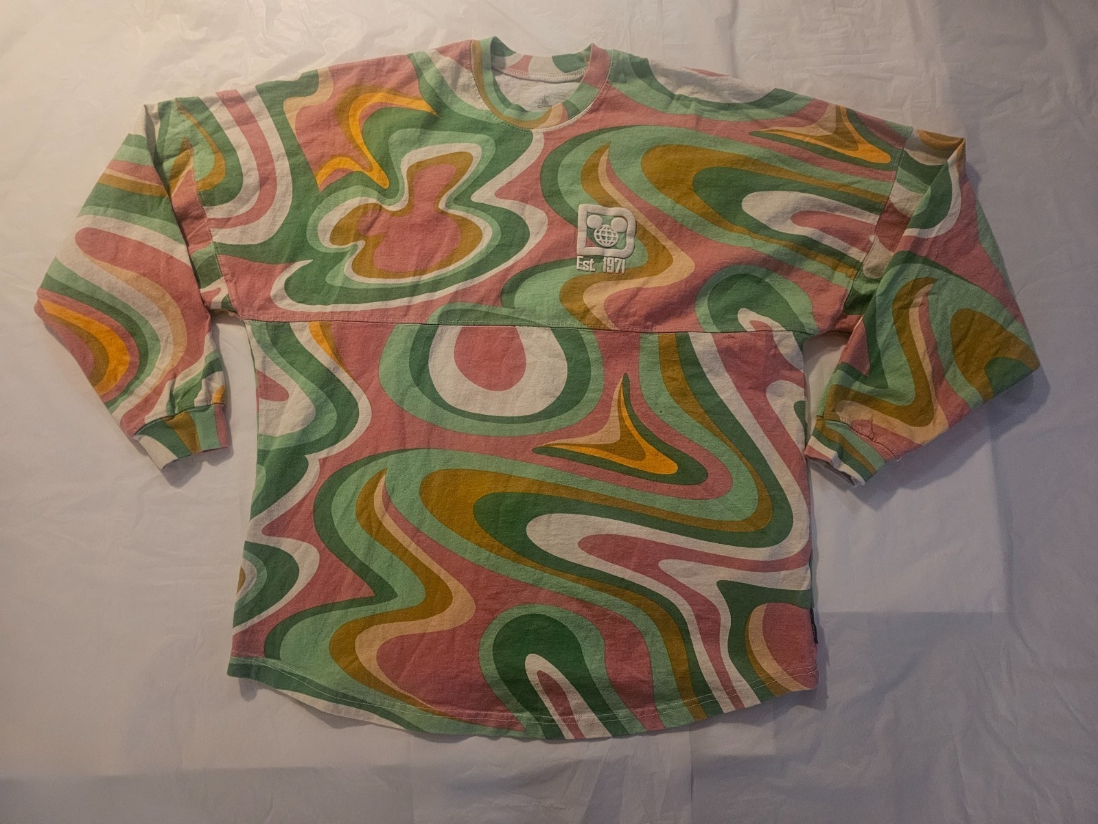 Walt Disney World Retro Swirl Spirit Jersey - Adult Size Large