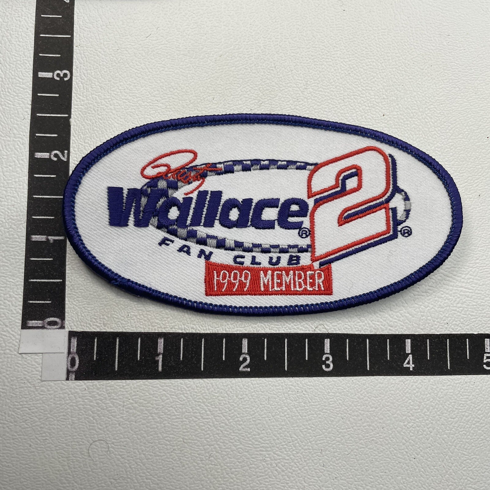 Vtg 1999 RUSTY WALLACE Car Racing Patch 00R7