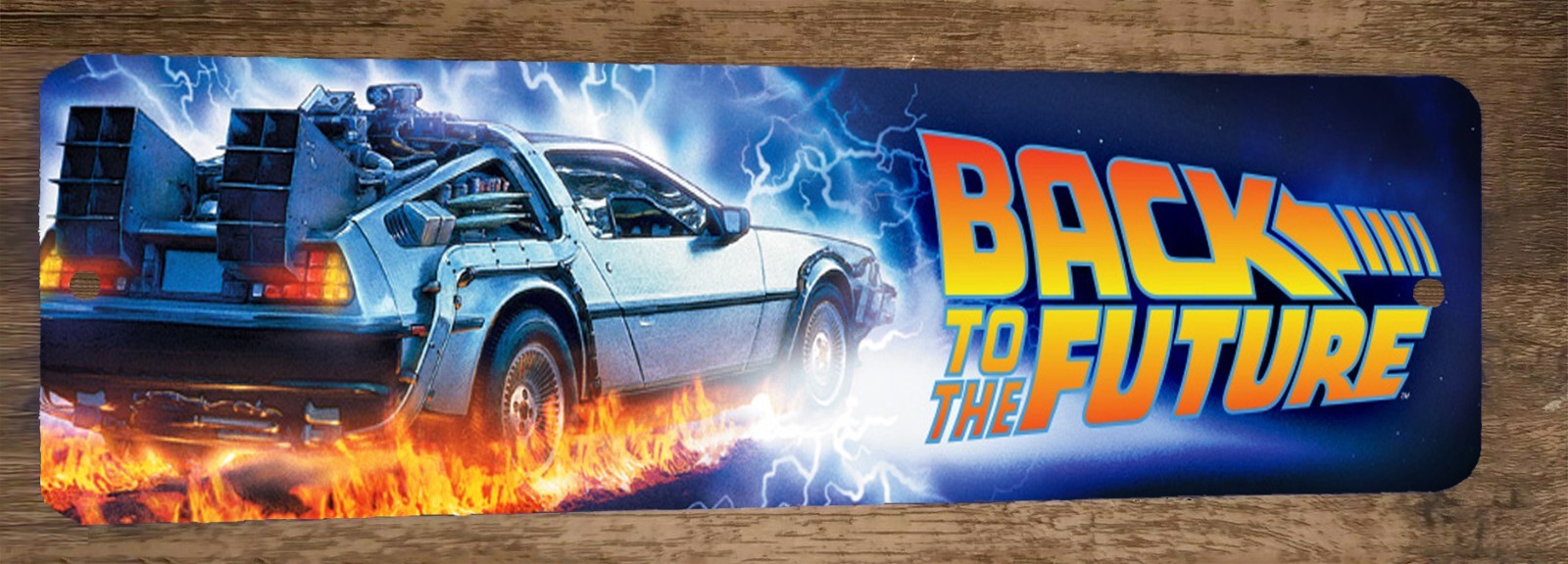 4x12 Back to the Future Banner Marquee Metal Wall Sign