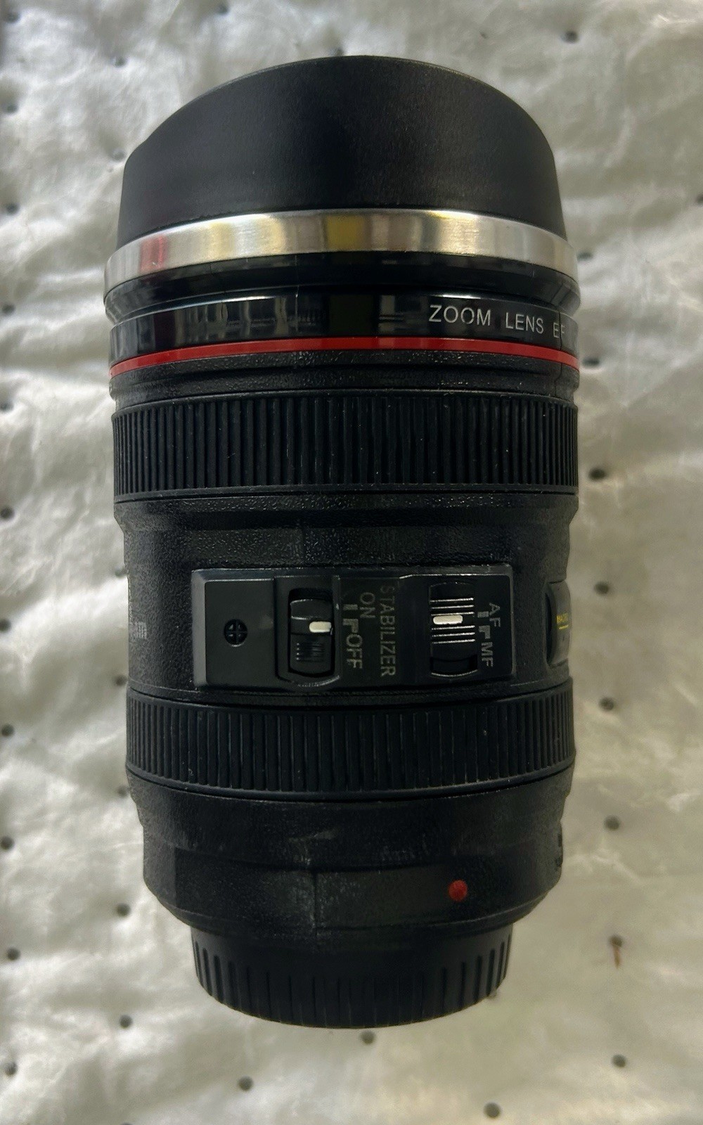 INDIE Camera Gear Caniam Canon 105mm Lens Coffee Mug/Cup Stainless Steel & Lid INDIE Camera Gear Caniam Canon 105mm Lens Coffee Mug/Cup Stainless Steel & Lid
