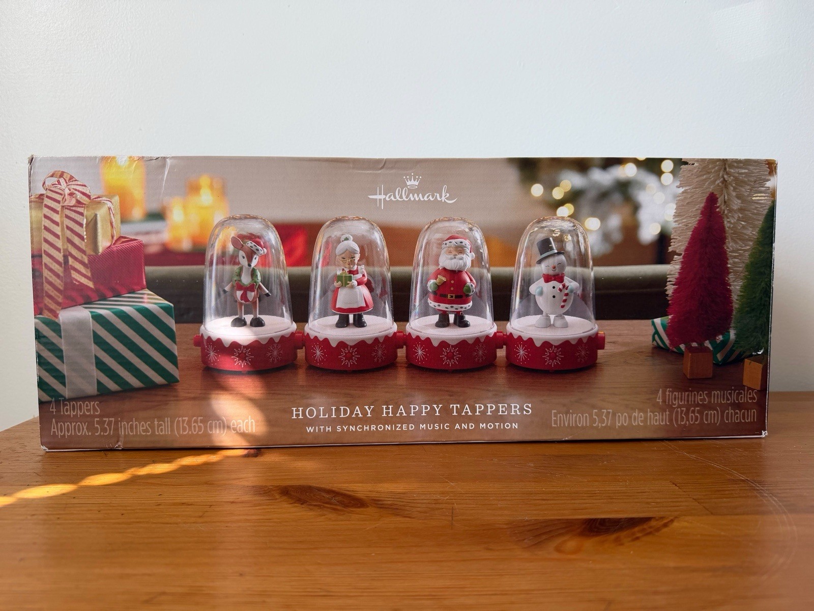 2024 Hallmark Holiday Happy Tappers Musical Figurines Set of 4