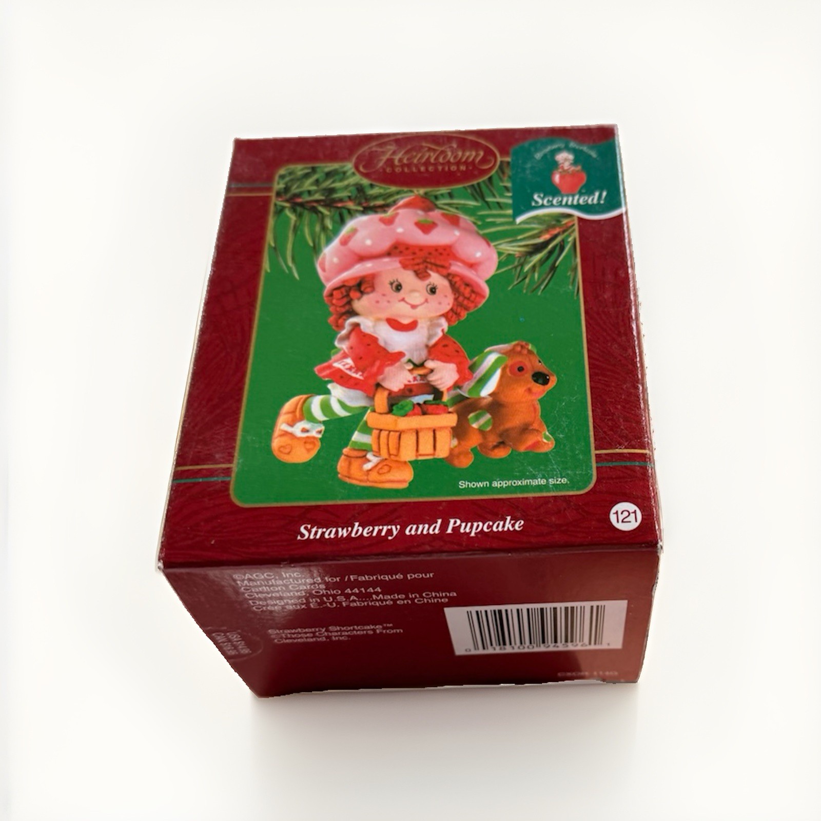 VTG Carlton Cards 2002 Scented Strawberry Shortcake and Pupcake Ornament New VTG Carlton Cards 2002 Scented Strawberry Shortcake and Pupcake Ornament New