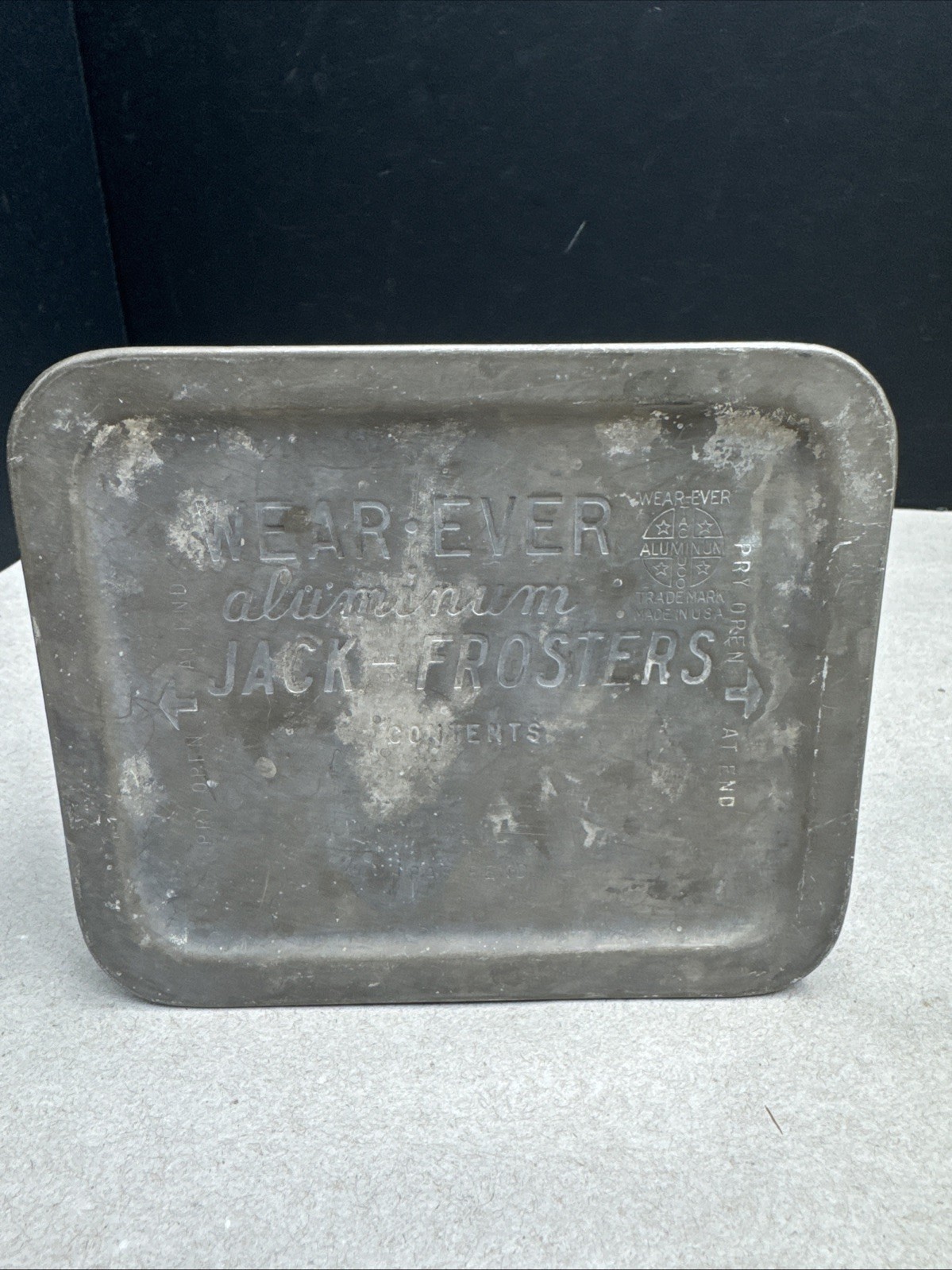 Vintage Wear-Ever Aluminum Jack-Frosters Container