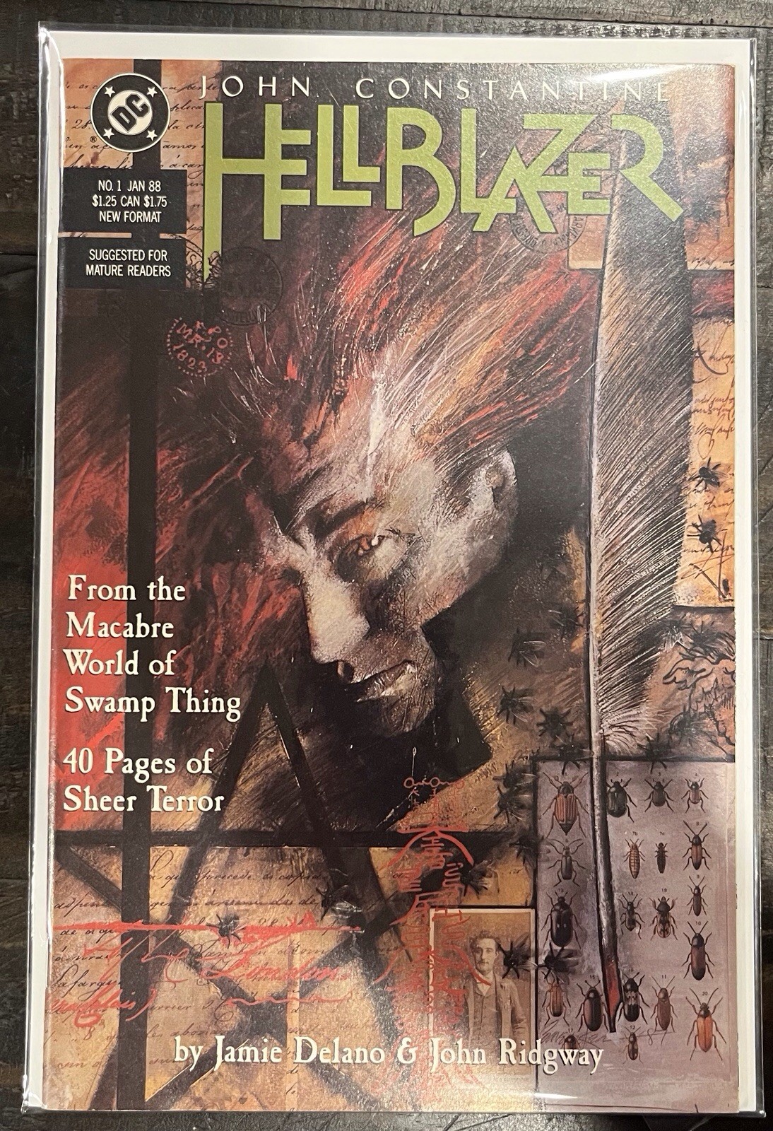 DC Comics Hellblazer #1.  Key Book  1988.