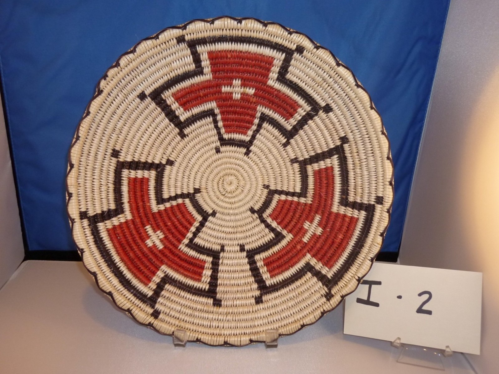 Navajo basket- Spider Woman Design