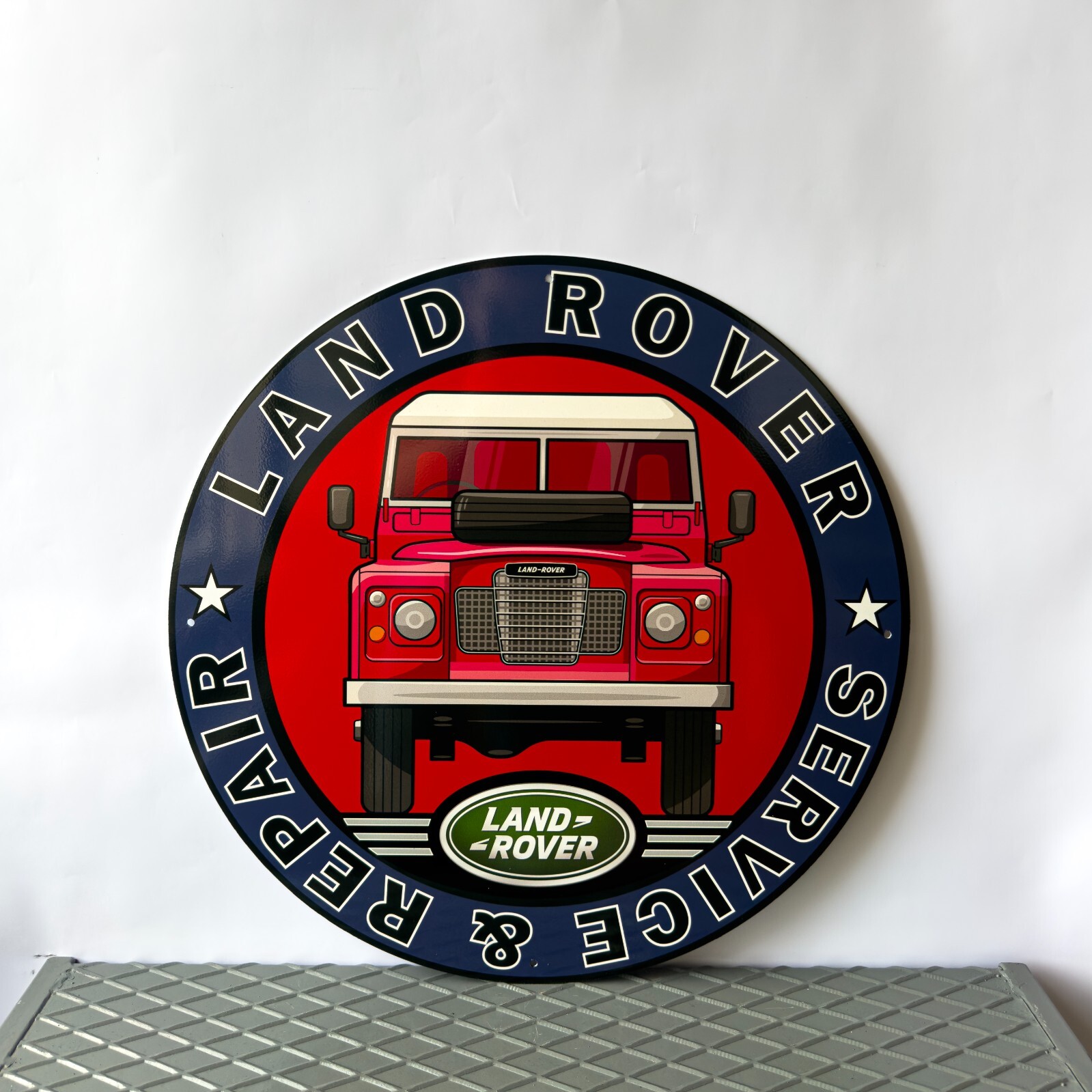 Vintage- High Quality- LAND ROVER RARE SIGN- 19.7