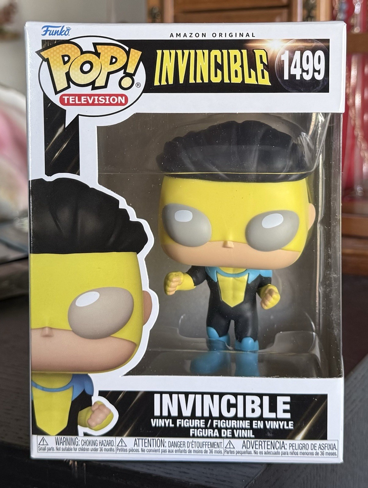 Funko Pop Television: INVINCIBLE (Mark Grayson) #1499 Invincible Series Funko Pop Television: INVINCIBLE (Mark Grayson) #1499 Invincible Series