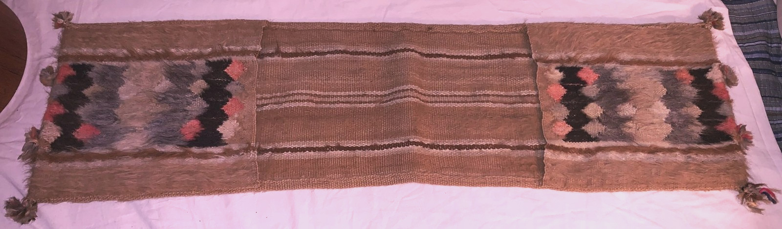 Nice Vintage Woven Saddlebag Geometric Design Middle Eastern ? Nice Vintage Woven Saddlebag Geometric Design Middle Eastern ?