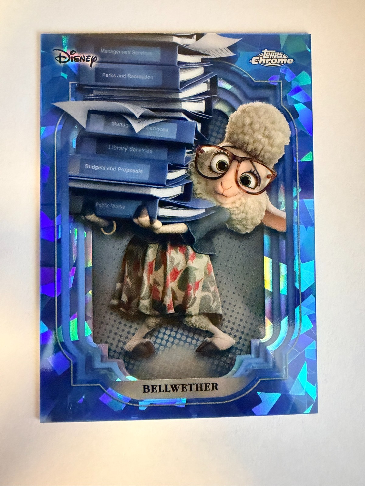 2024 Topps Chrome Disney Sapphire Bellwether #11 - Zootopia - 1st Edition