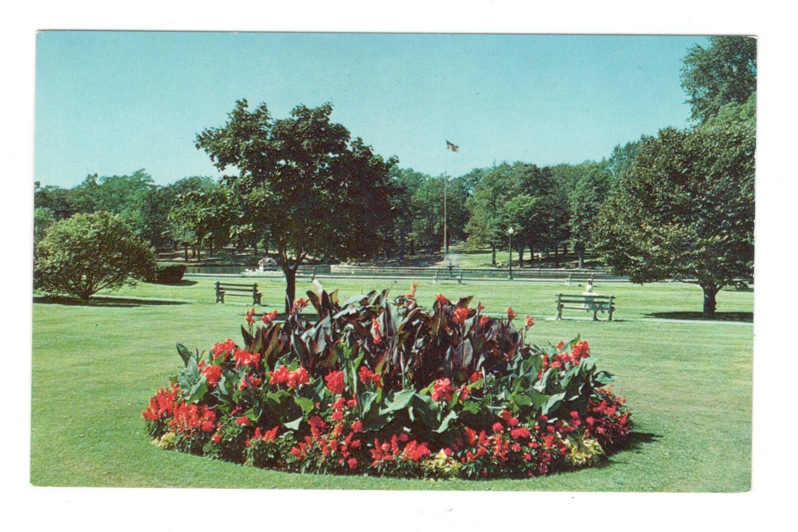 Deering\'s Oaks Portland Main Unused Vintage Postcard EB74