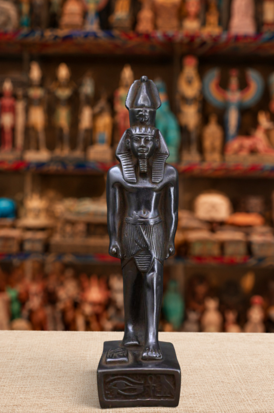 Black Egyptian King Ramses II Statue Made in Egypt