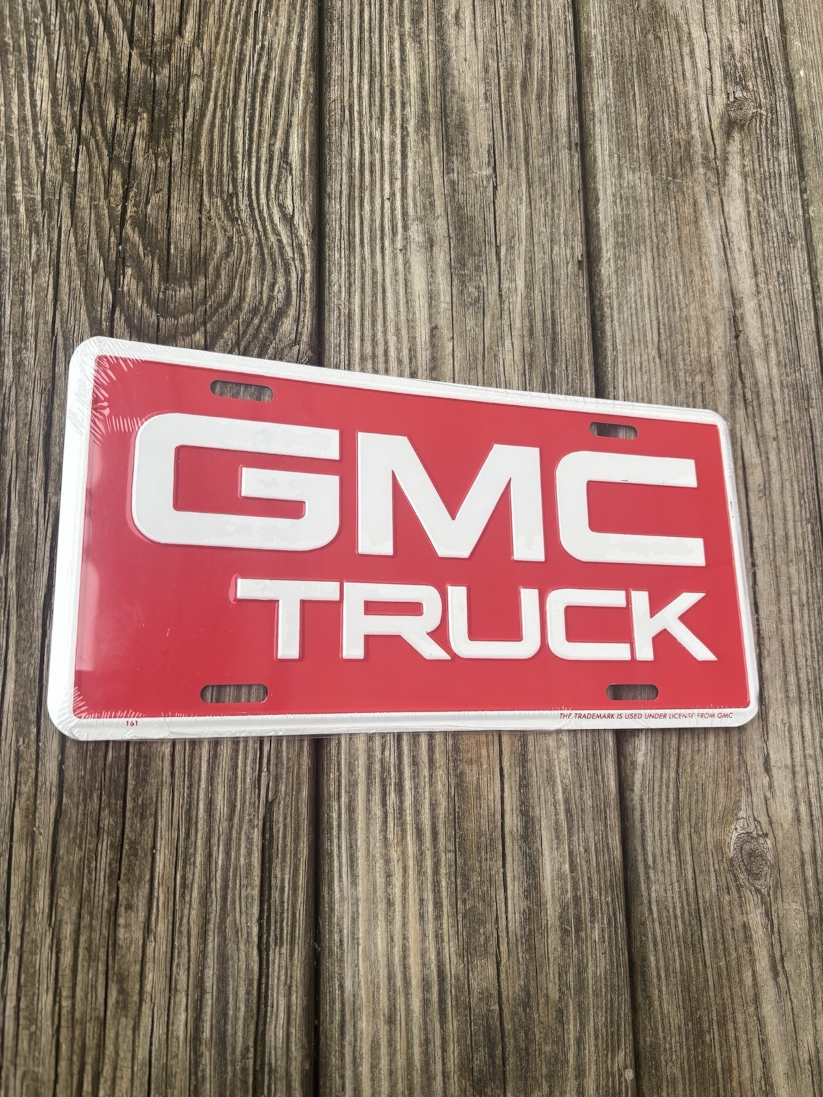 GMC Truck Trucks Metal Embossed Dealership License Plate Vtg 90s Novelty Rare GMC Truck Trucks Metal Embossed Dealership License Plate Vtg 90s Novelty Rare