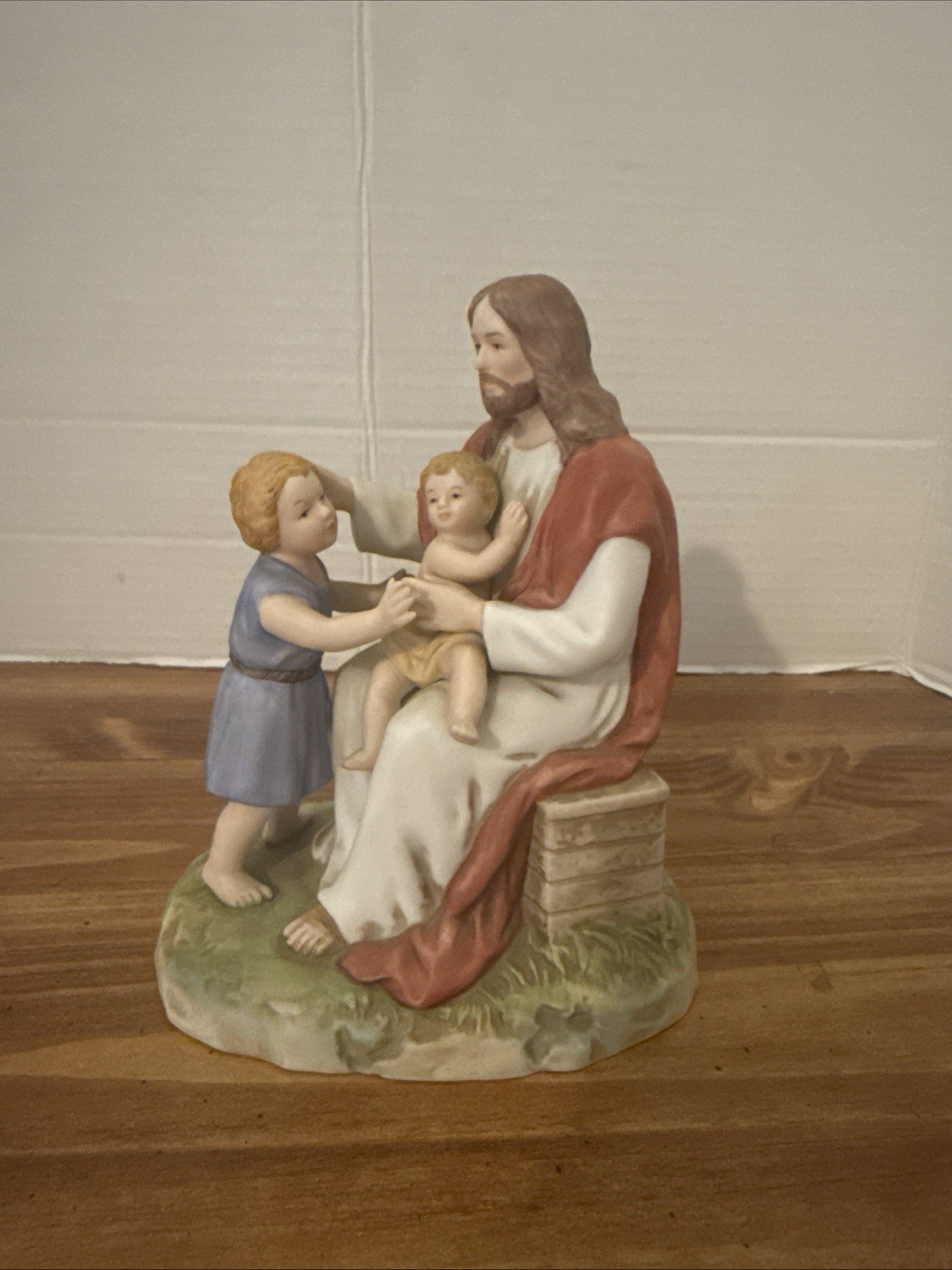 1996 Home Interiors Homco-Jesus Loves the Little Children Figurine #8827
