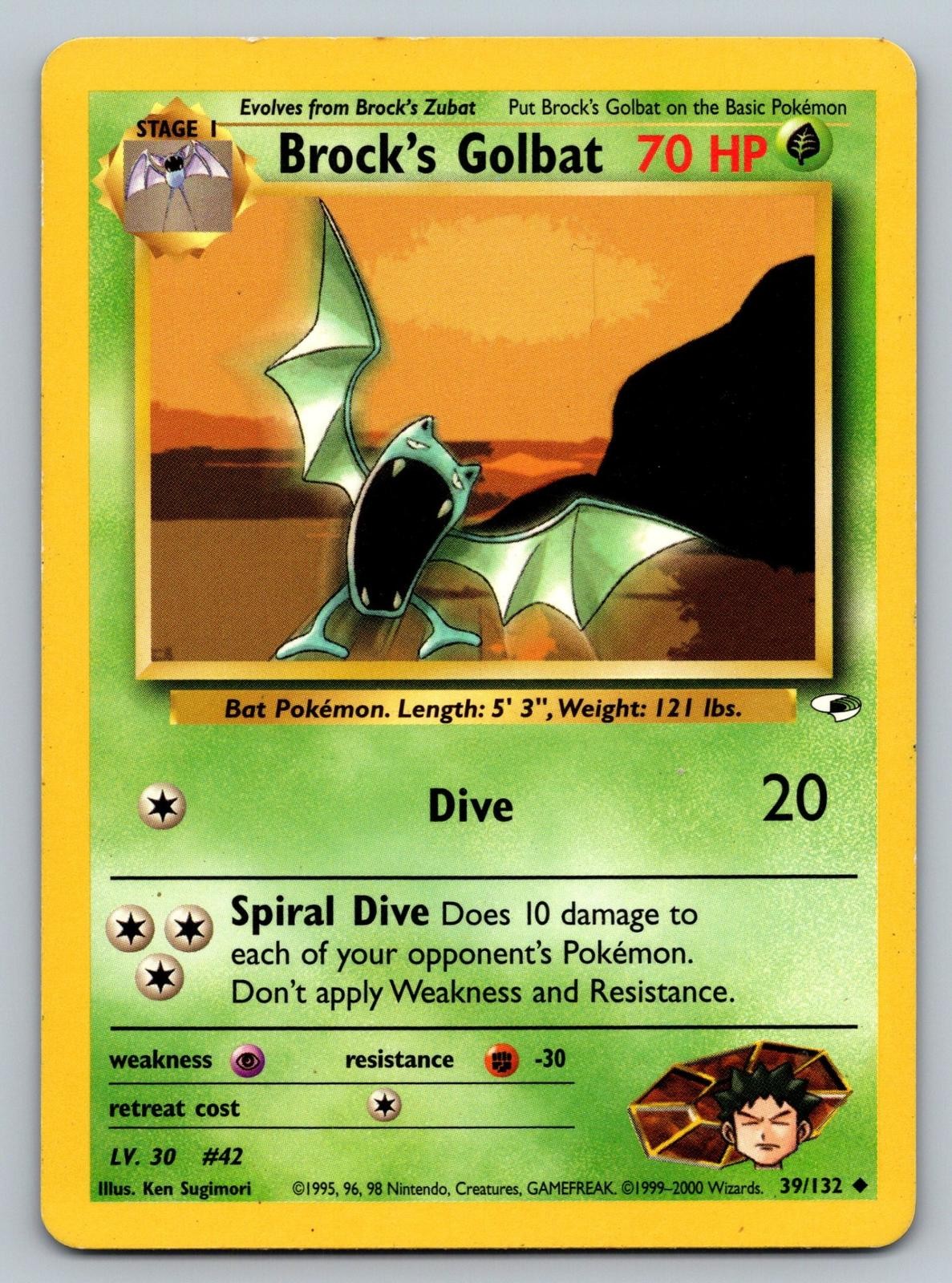 Gym Heroes #039/132 Brock's Golbat