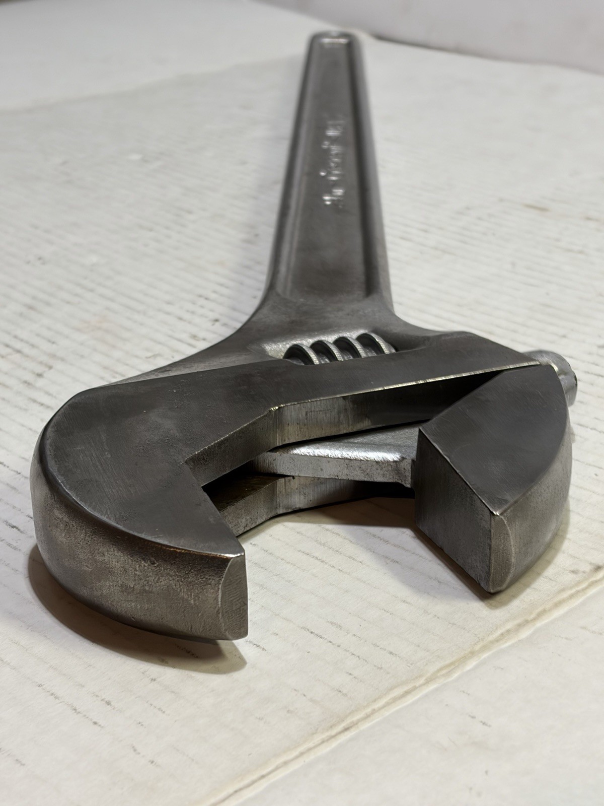 Vintage Crescent Crestoloy 24” Mechanics Adjustable Wrench USA