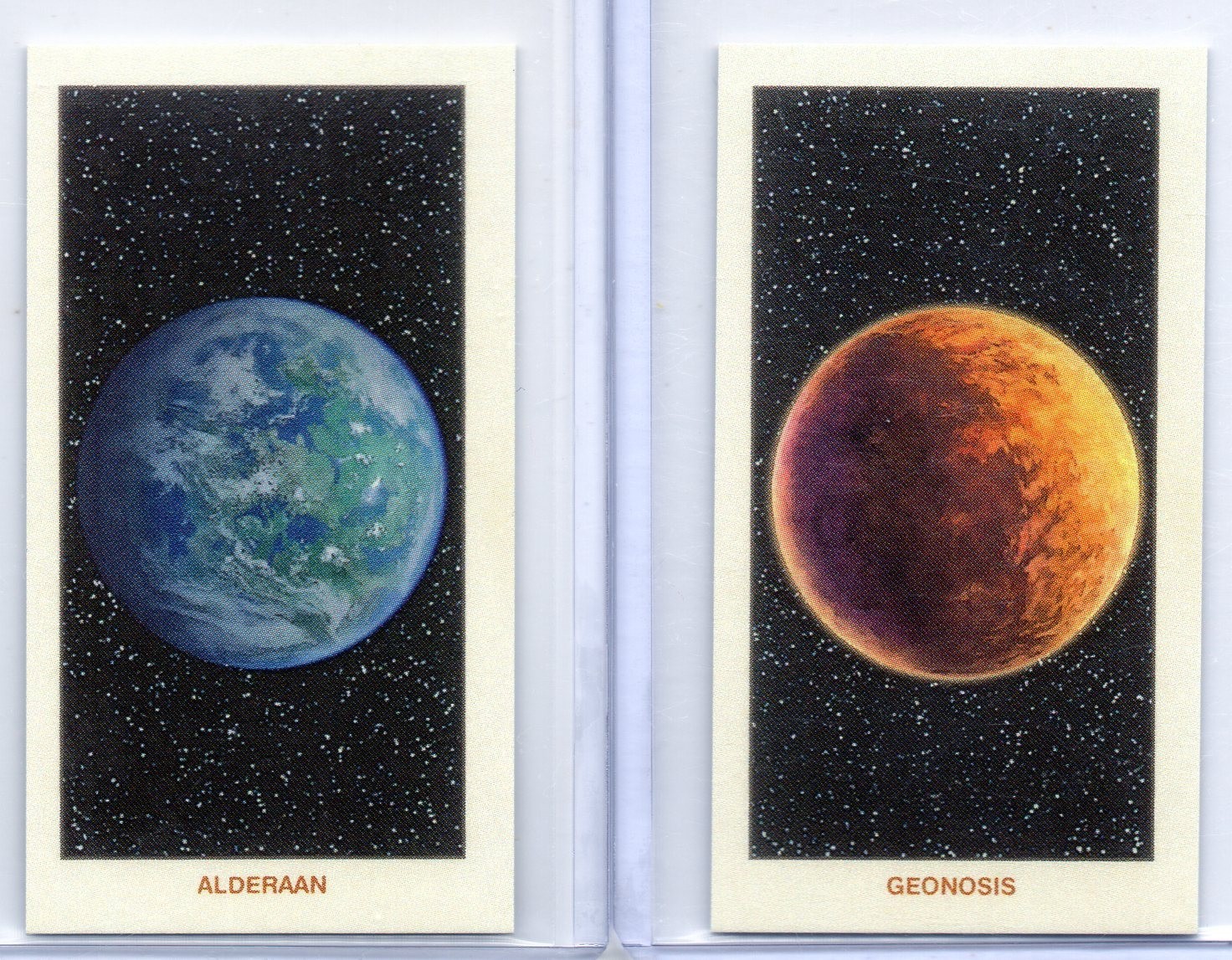 2022 Topps Star Wars T206 206 Wave 2 PLANETS SP Lot ALDERAAN & GEONOSIS