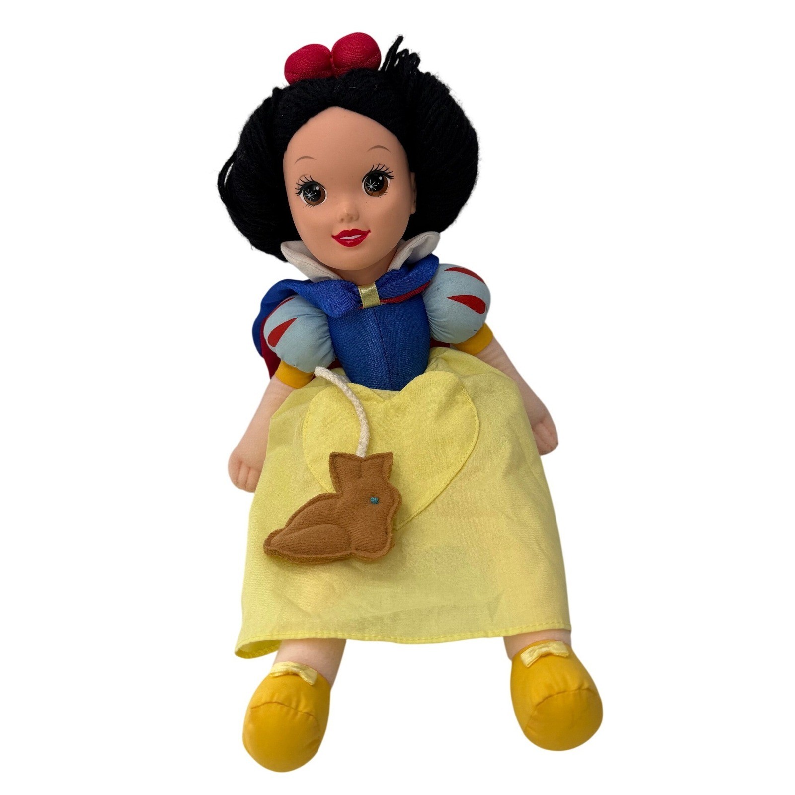 Mattel Disney Snow White Plush Doll 1993 Vinyl Face Yarn Hair Vintage 17 in Toy Mattel Disney Snow White Plush Doll 1993 Vinyl Face Yarn Hair Vintage 17 in Toy
