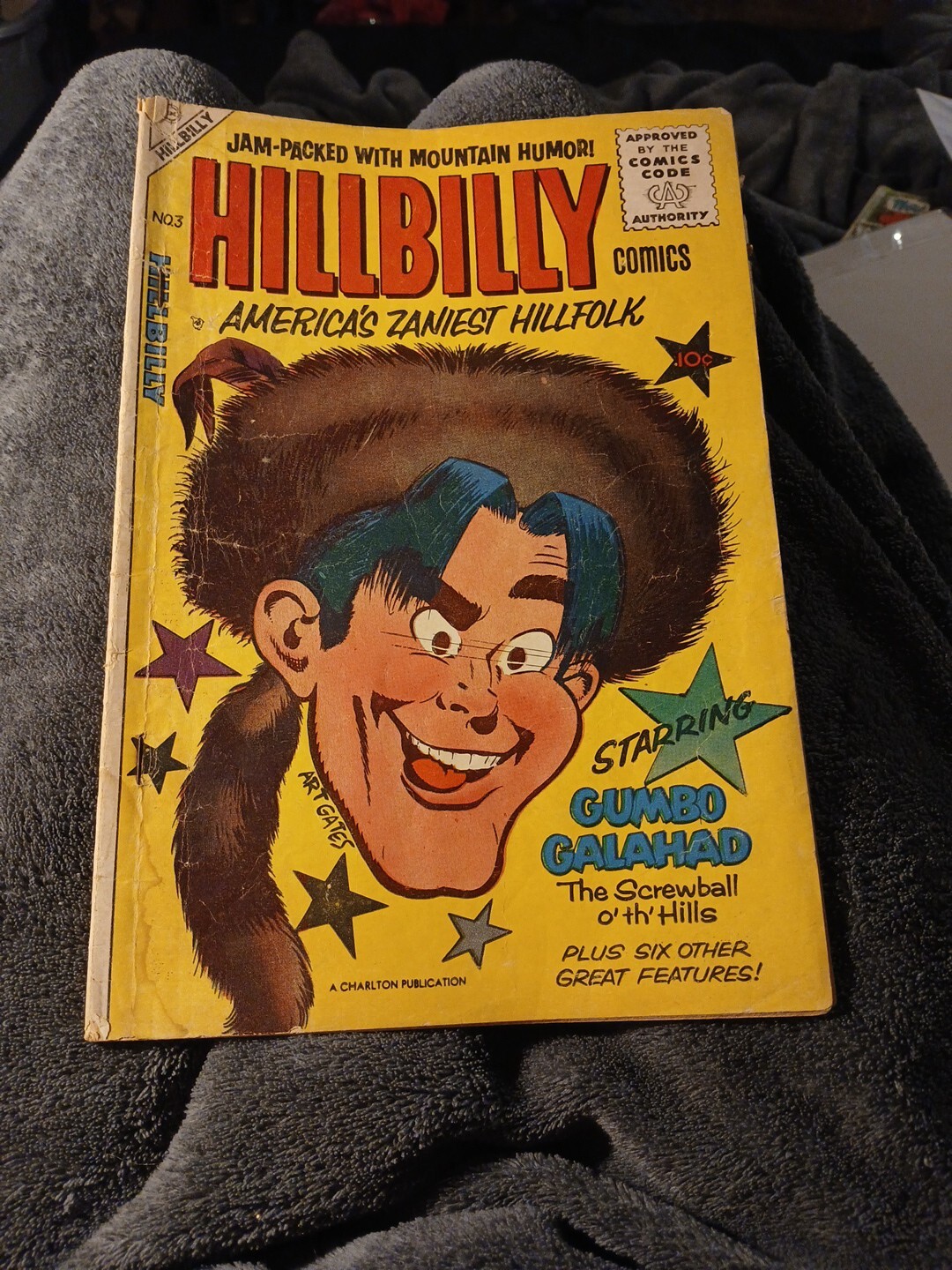 Hillbilly Comics 3 Charlton Comic 1956 Golden Age Art Gates Cover Art Scarce Cdc Hillbilly Comics 3 Charlton Comic 1956 Golden Age Art Gates Cover Art Scarce Cdc