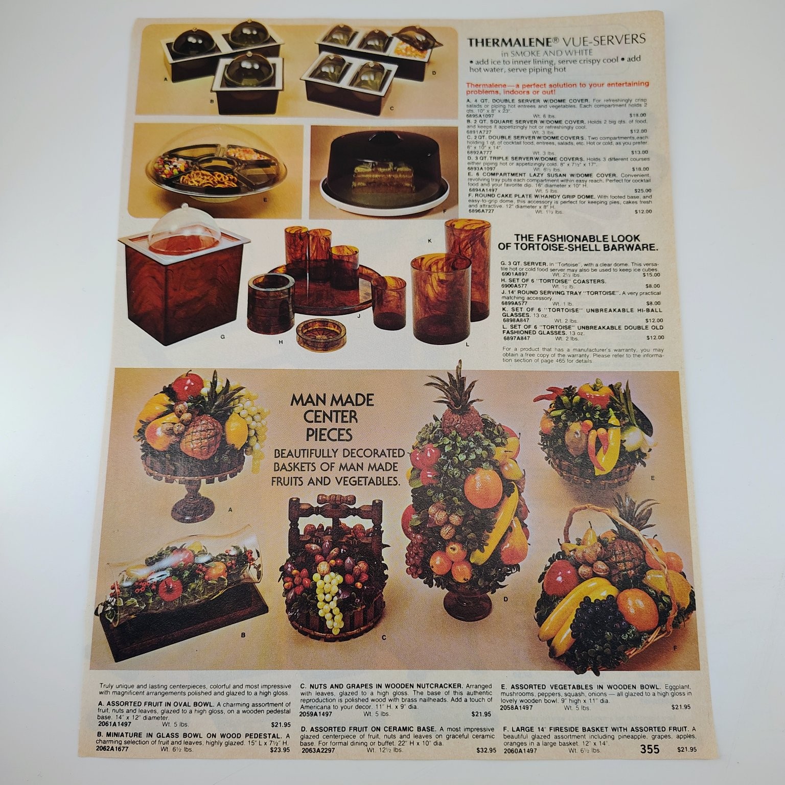 Vintage 1970s Catalog Ad Thermalene Goodwood Kitchenware Tortoise Shell Print Vintage 1970s Catalog Ad Thermalene Goodwood Kitchenware Tortoise Shell Print