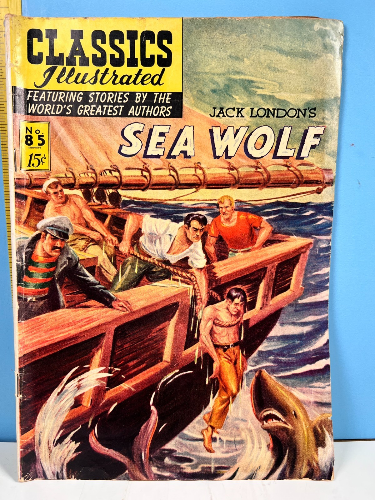 Classics Illustrated: Jack London\'s Sea Wolf #85 Gold Key 1951