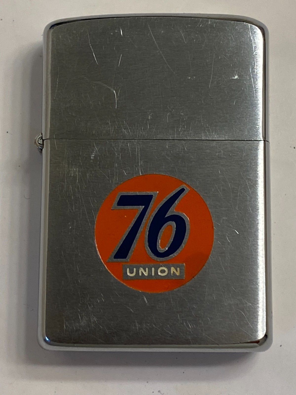 Vintage 1961 Union 76 Advertising Gas & Oil Zippo Lighter Patent 2517191