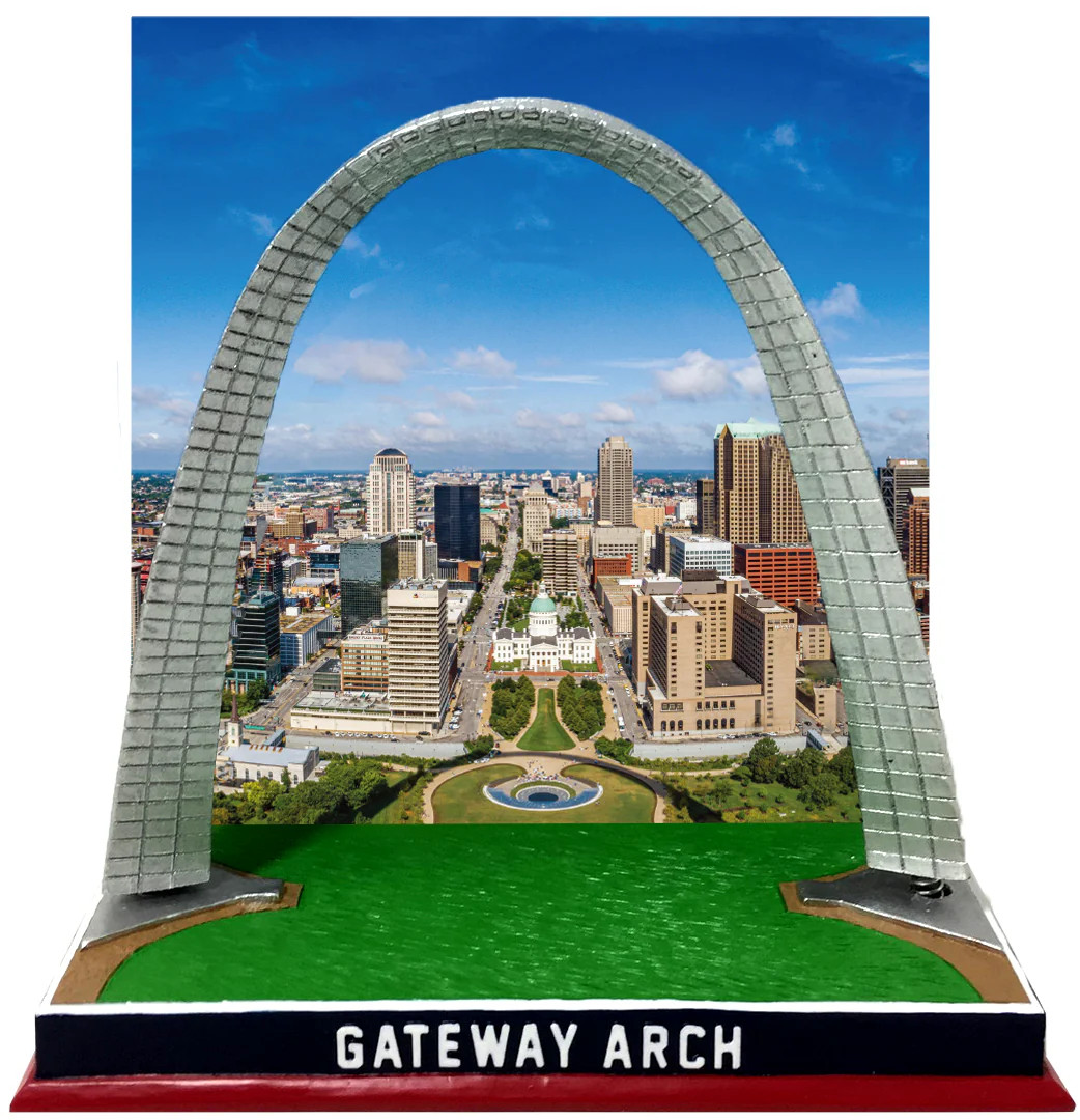 Gateway Arch St. Louis Skyline Base Bobblehead Gateway Arch St. Louis Skyline Base Bobblehead
