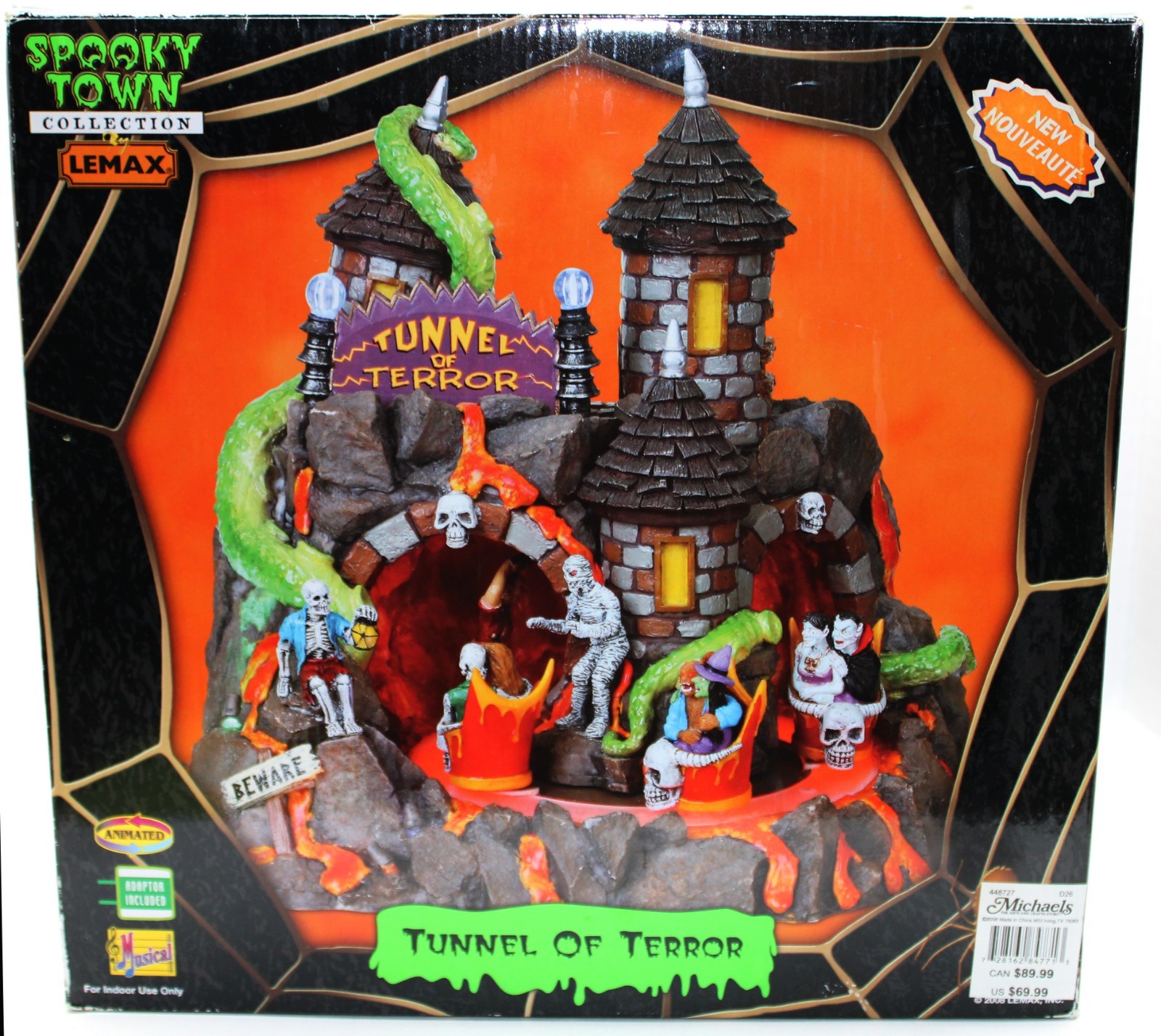 Lemax Spooky Town Tunnel Of Terror Halloween Animated Musical 2008 Tested Works Lemax Spooky Town Tunnel Of Terror Halloween Animated Musical 2008 Tested Works