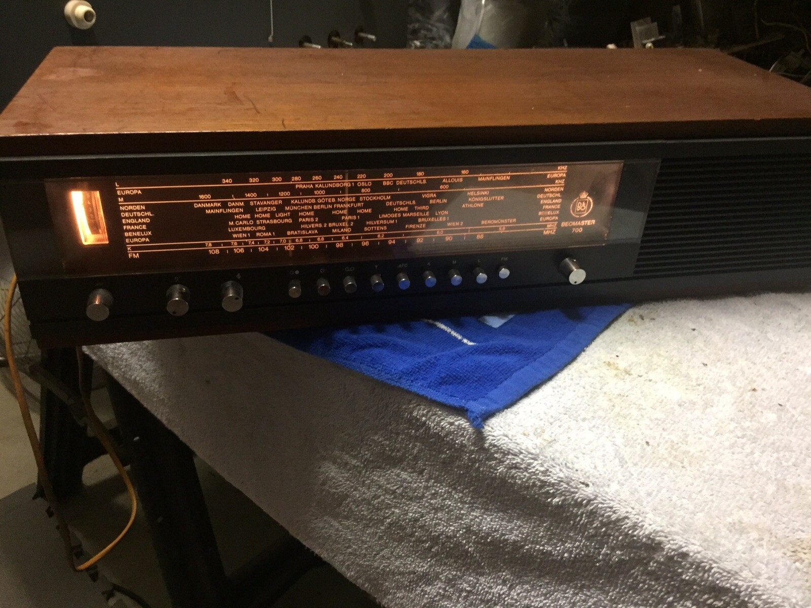 Vintage Bang & Olufsen B&O Beomaster 700k Radio Mono Works MCM Mid Century Vintage Bang & Olufsen B&O Beomaster 700k Radio Mono Works MCM Mid Century