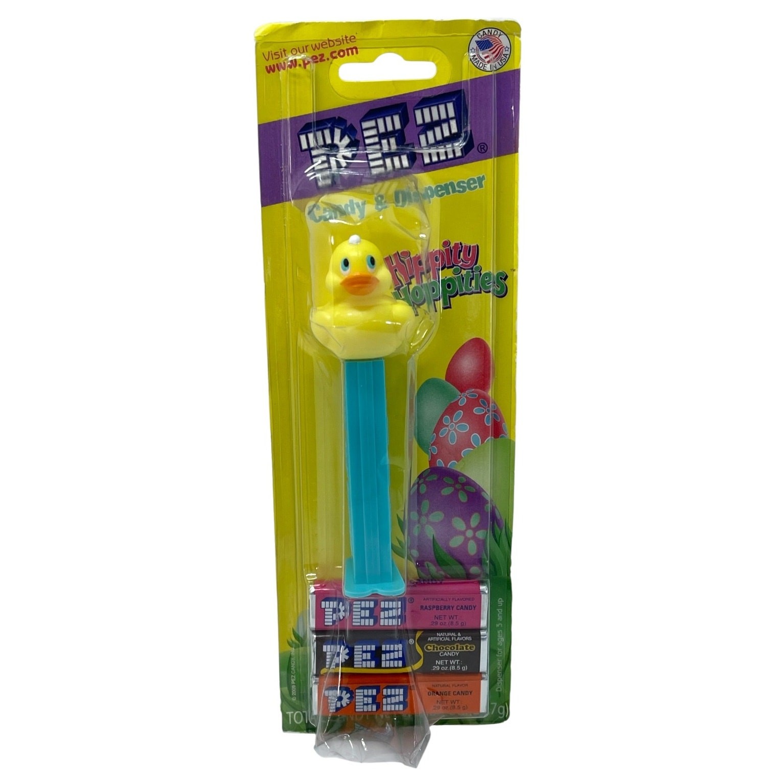 Pez Apple TV Silo Series Rubber Duck Relic 2009 Easter Ducky Candy Dispenser