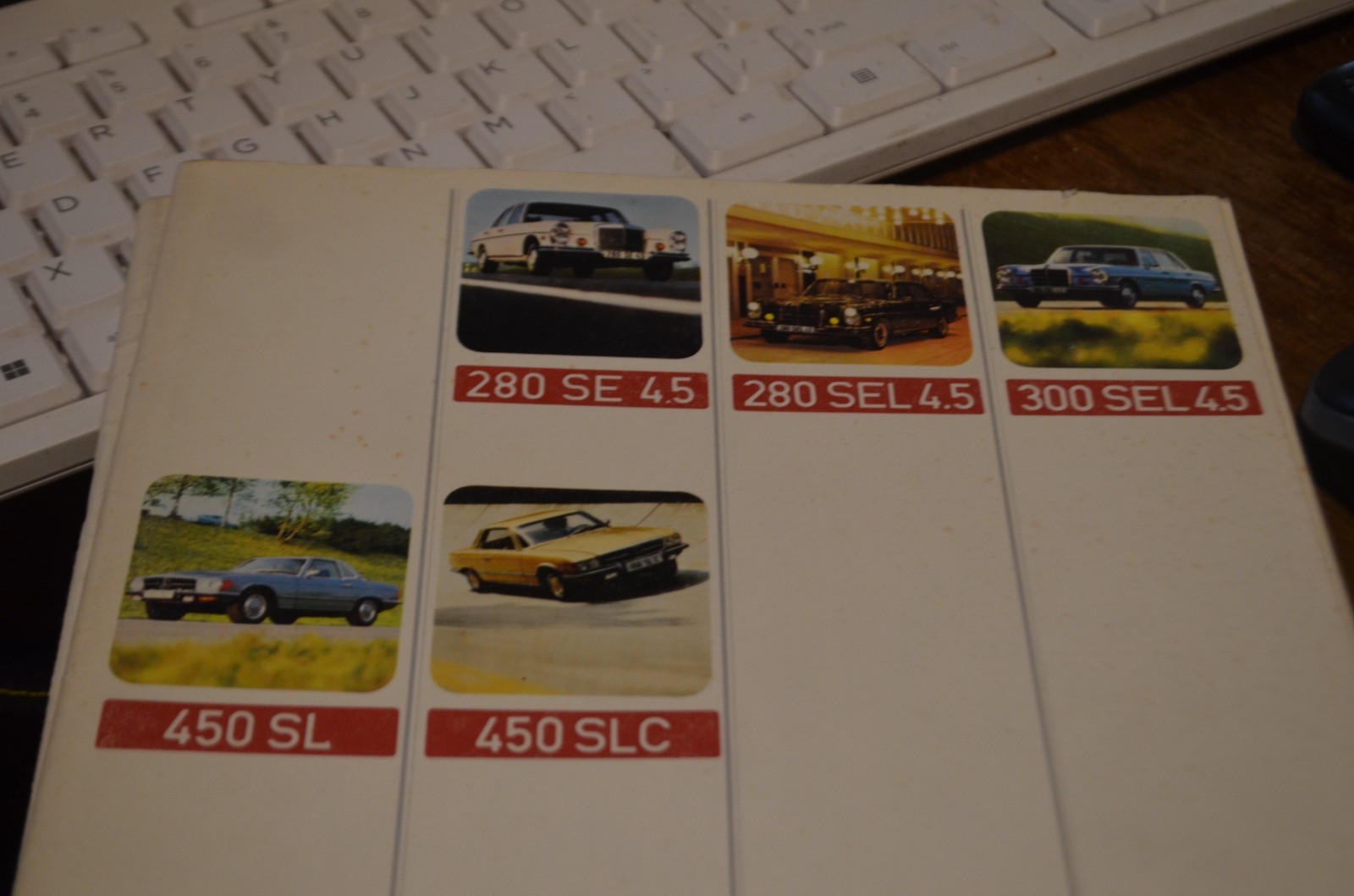 1973 Mercedes-Benz Catalog Brochure 450 SL SLC 280 SE 300 SEL Nice Original 73