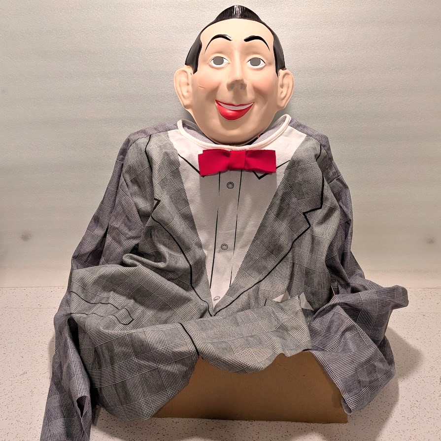 Vtg 1987 Pee-Wee Herman Adult Costume Collegeville 8582 Boxed RARE Sticker Vtg 1987 Pee-Wee Herman Adult Costume Collegeville 8582 Boxed RARE Sticker