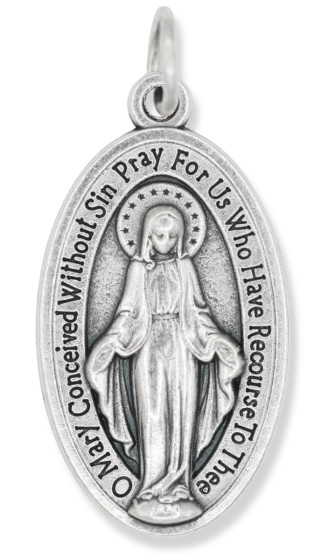 Miraculous Medal 1 1/8