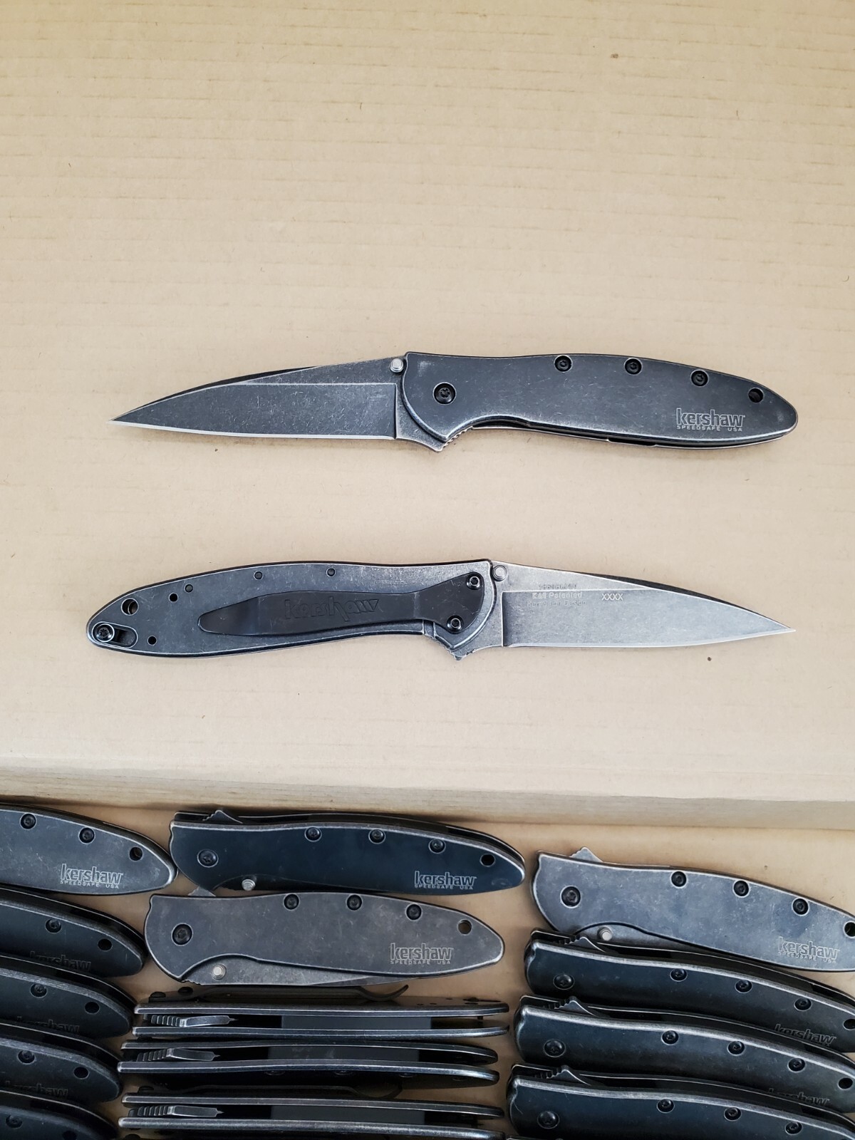 Kershaw Leek BlackWash, 1660BLKW, Plain Edge, Speed Safe, Brand New, Factory 2nd Kershaw Leek BlackWash, 1660BLKW, Plain Edge, Speed Safe, Brand New, Factory 2nd