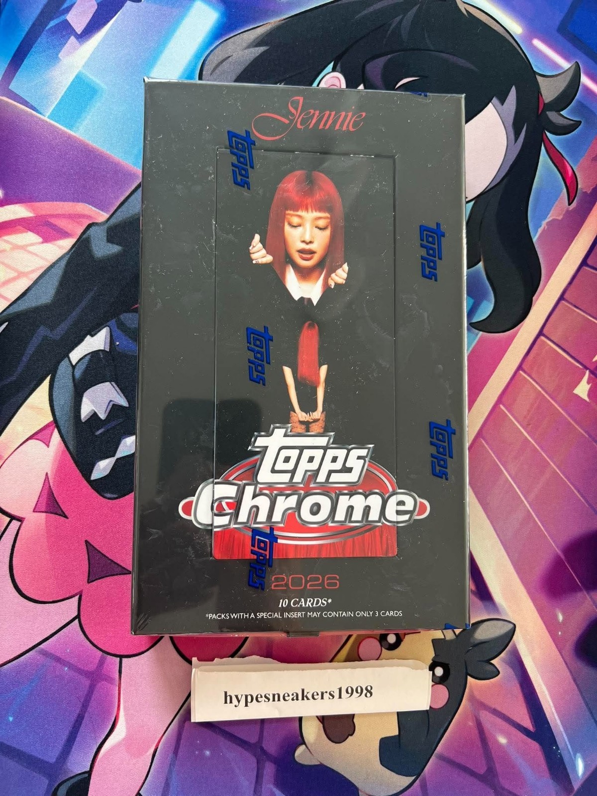 2026 TOPPS CHROME x JENNIE Hobby Box New Factory Sealed - In Hand - Fast Ship