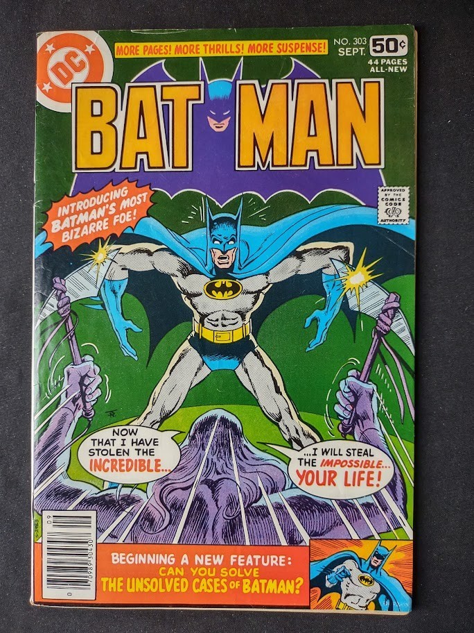 Batman #303 (DC Comics September 1978) Batman\'s Great Identity Switch