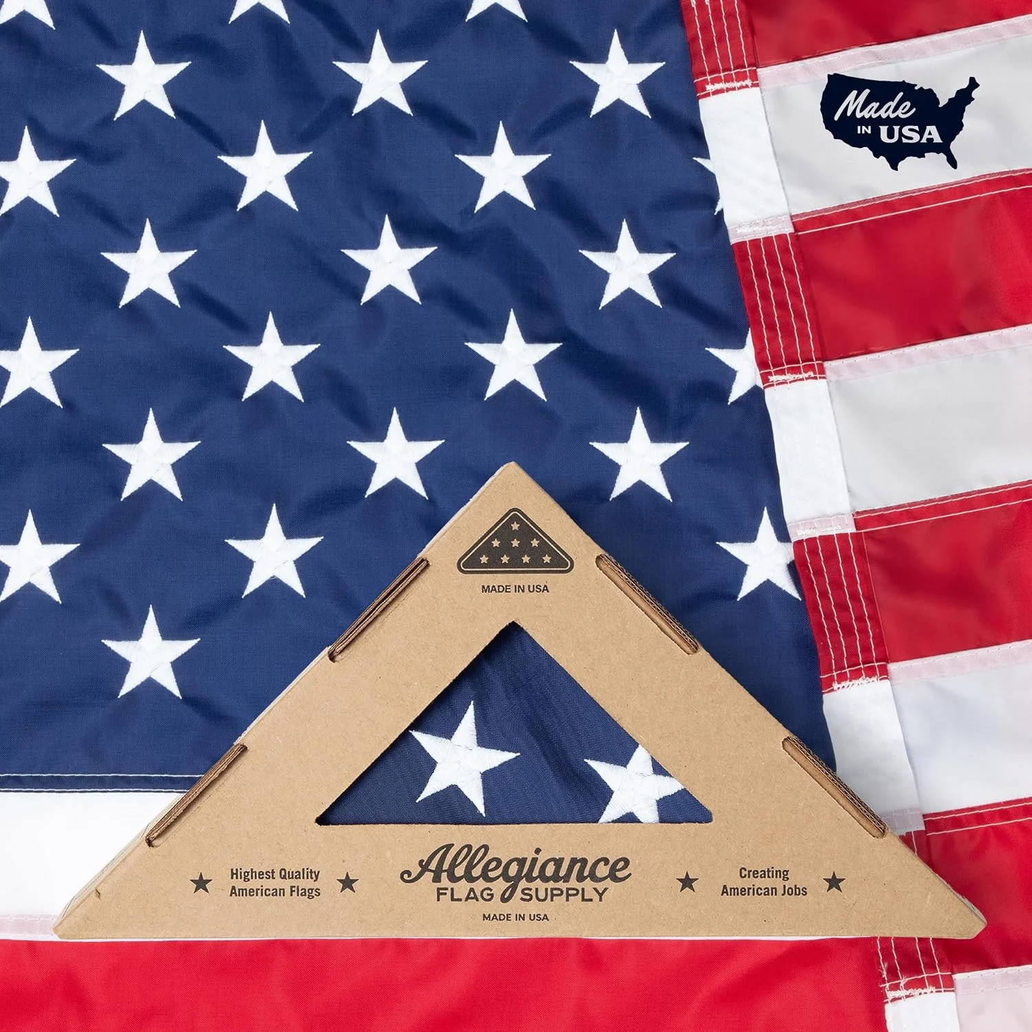 Allegiance Flags Made in USA American Flags For Outside 3x5 Ft | Premium US Flag Allegiance Flags Made in USA American Flags For Outside 3x5 Ft | Premium US Flag