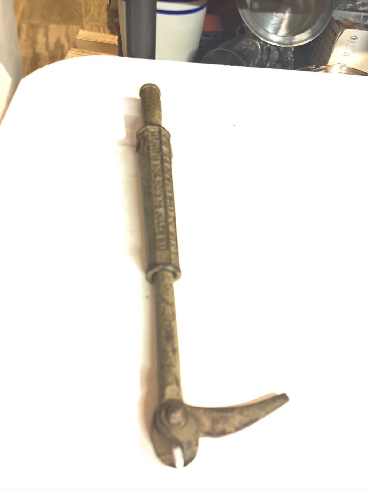 Antique Nail Puller Smith and Hemenway Co. Jamestown,NY Giant Trade Mark No1 23”