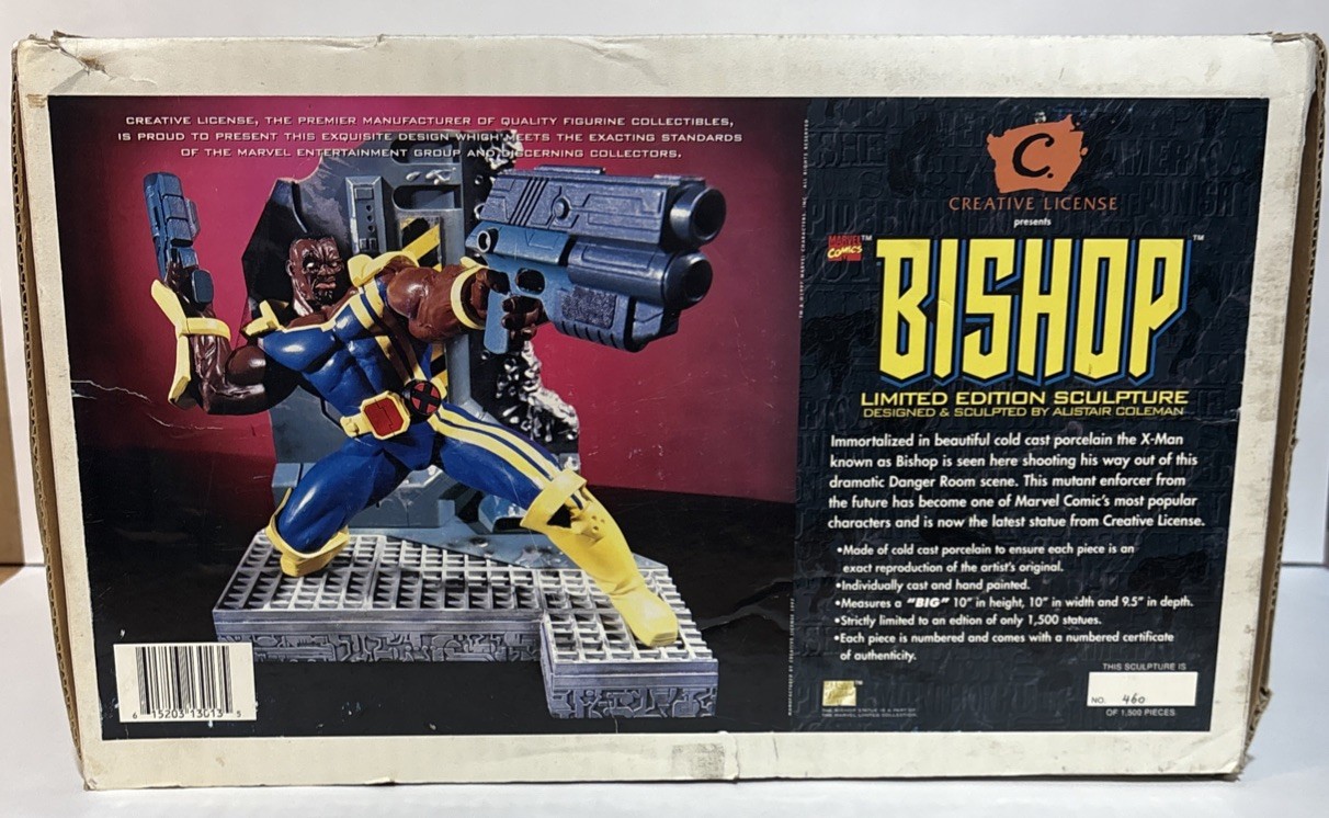 X-Men Bishop Limited Edition Statue 1997 Marvel 1:6 Scale #460/1500 w/ Box Rare X-Men Bishop Limited Edition Statue 1997 Marvel 1:6 Scale #460/1500 w/ Box Rare