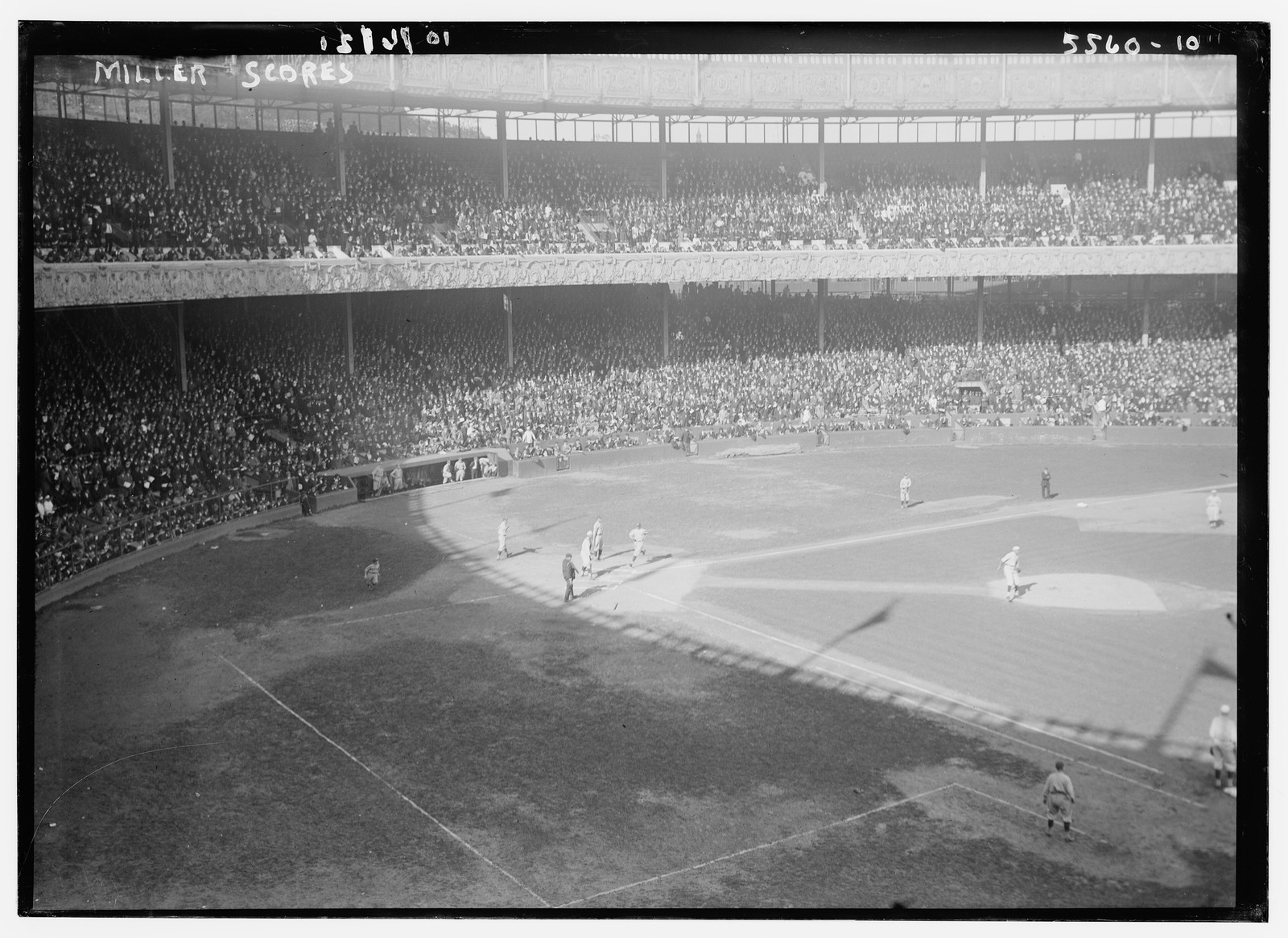 1912 World Series Baseball Vintage Stadium Action Photo Reprint Wall Art